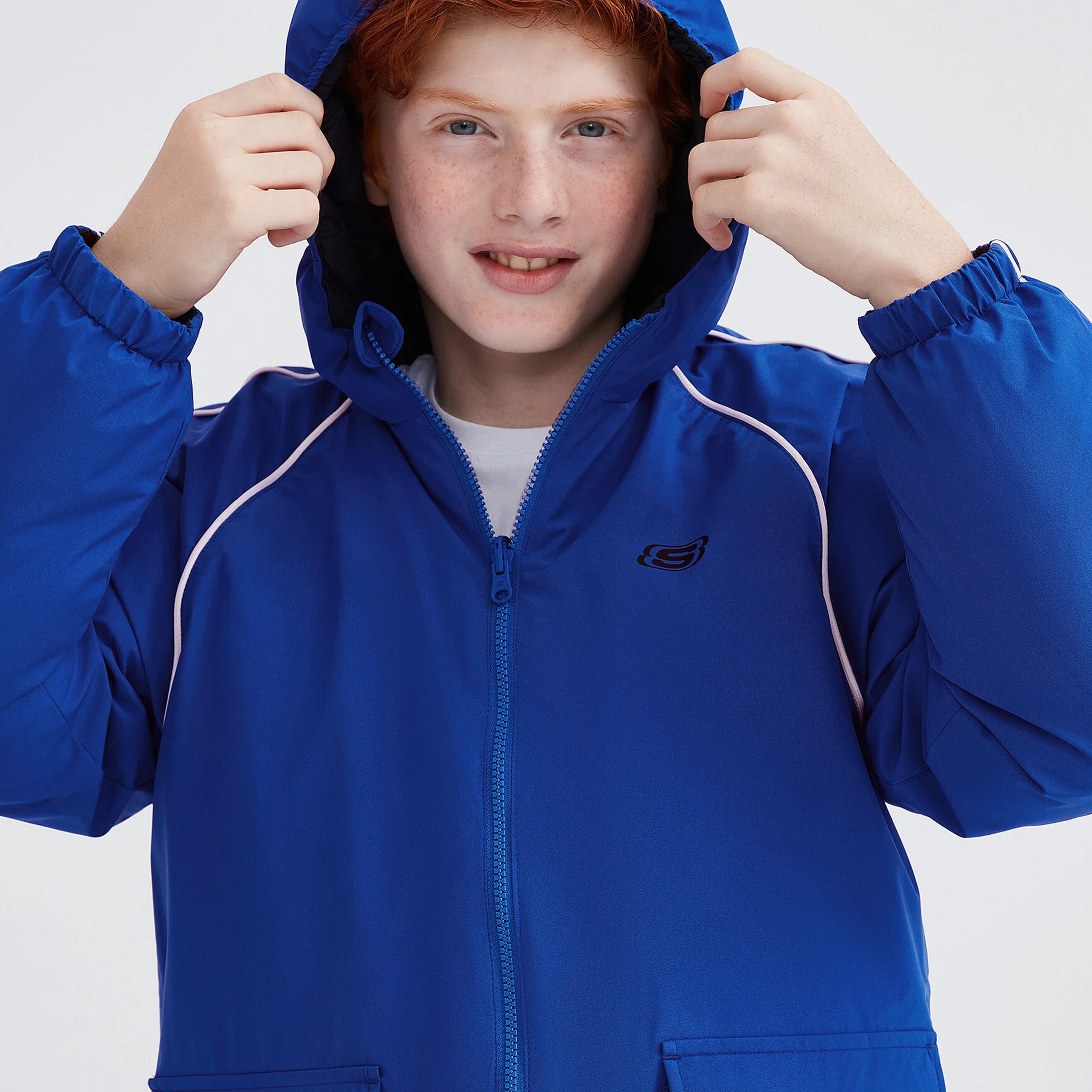 Skechers Classic Çocuk Mavi/Siyah Ceket