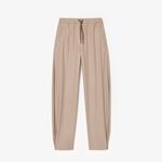 Kadın Wide Fit Bej Pantolon