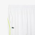 Erkek Regular Fit Fermuarlı Yaka Renk Bloklu Beyaz Eşofman Takımı