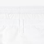 Erkek Regular Fit Fermuarlı Yaka Renk Bloklu Beyaz Eşofman Takımı