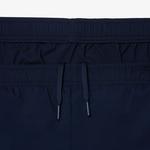 Erkek Regular Fit Fermuarlı Yaka Renk Bloklu Lacivert Eşofman Takımı