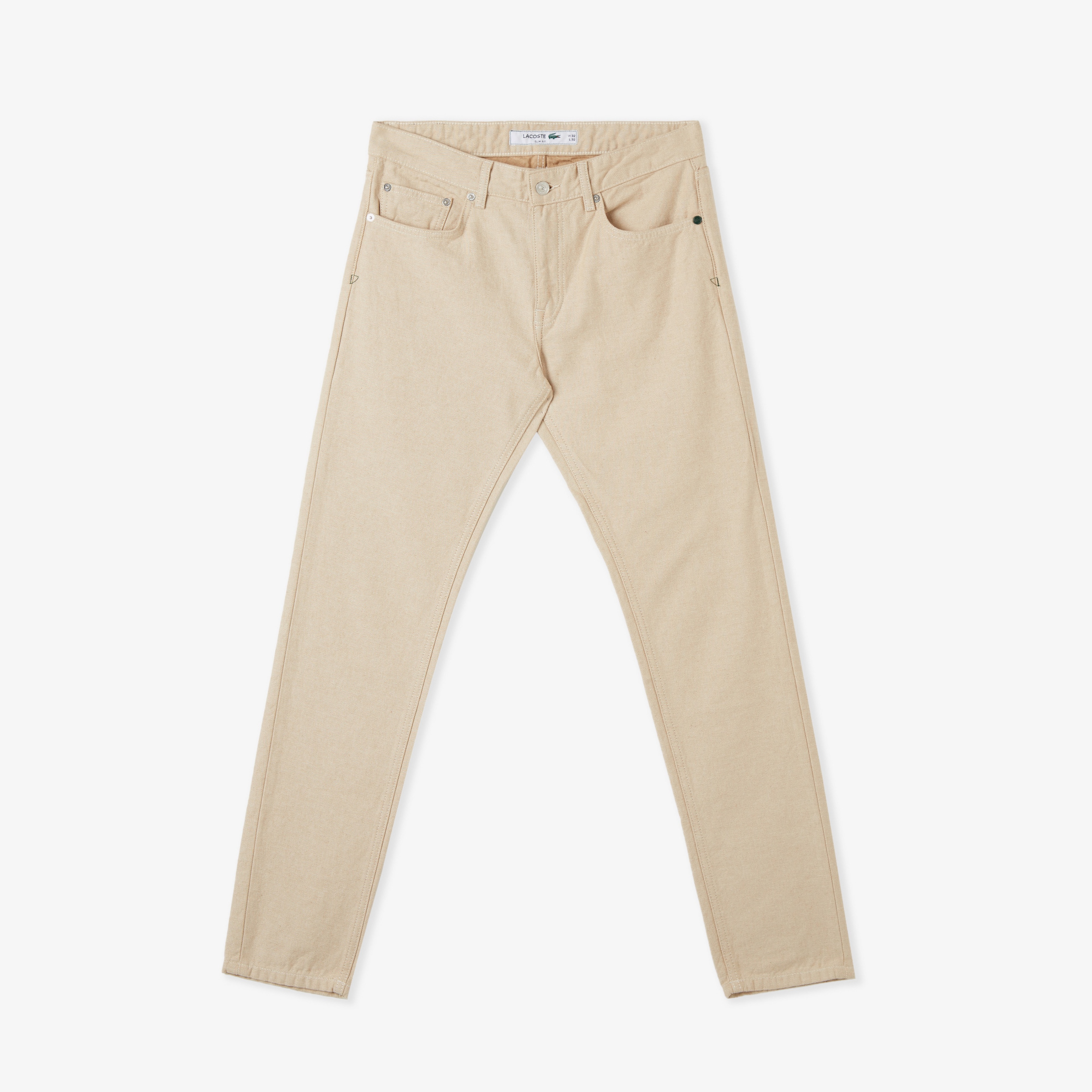 Erkek Slim Fit Chino Bej Pantolon