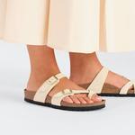 Birkenstock Mayari Nu Kadın Krem Terlik