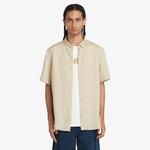 Timberland Linen Erkek Krem Rengi T-Shirt