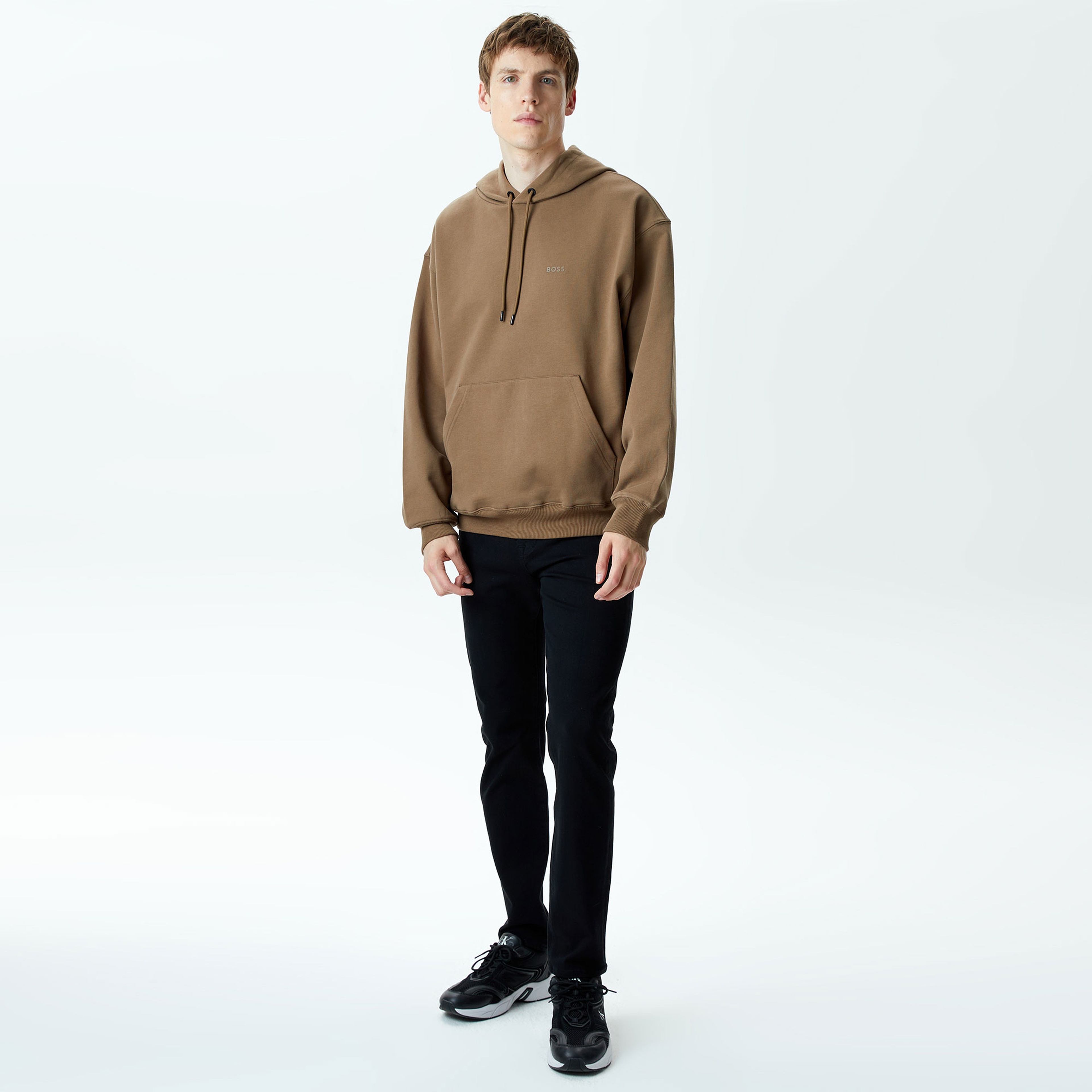 Boss Sullivan 18 Erkek Siyah Sweatshirt