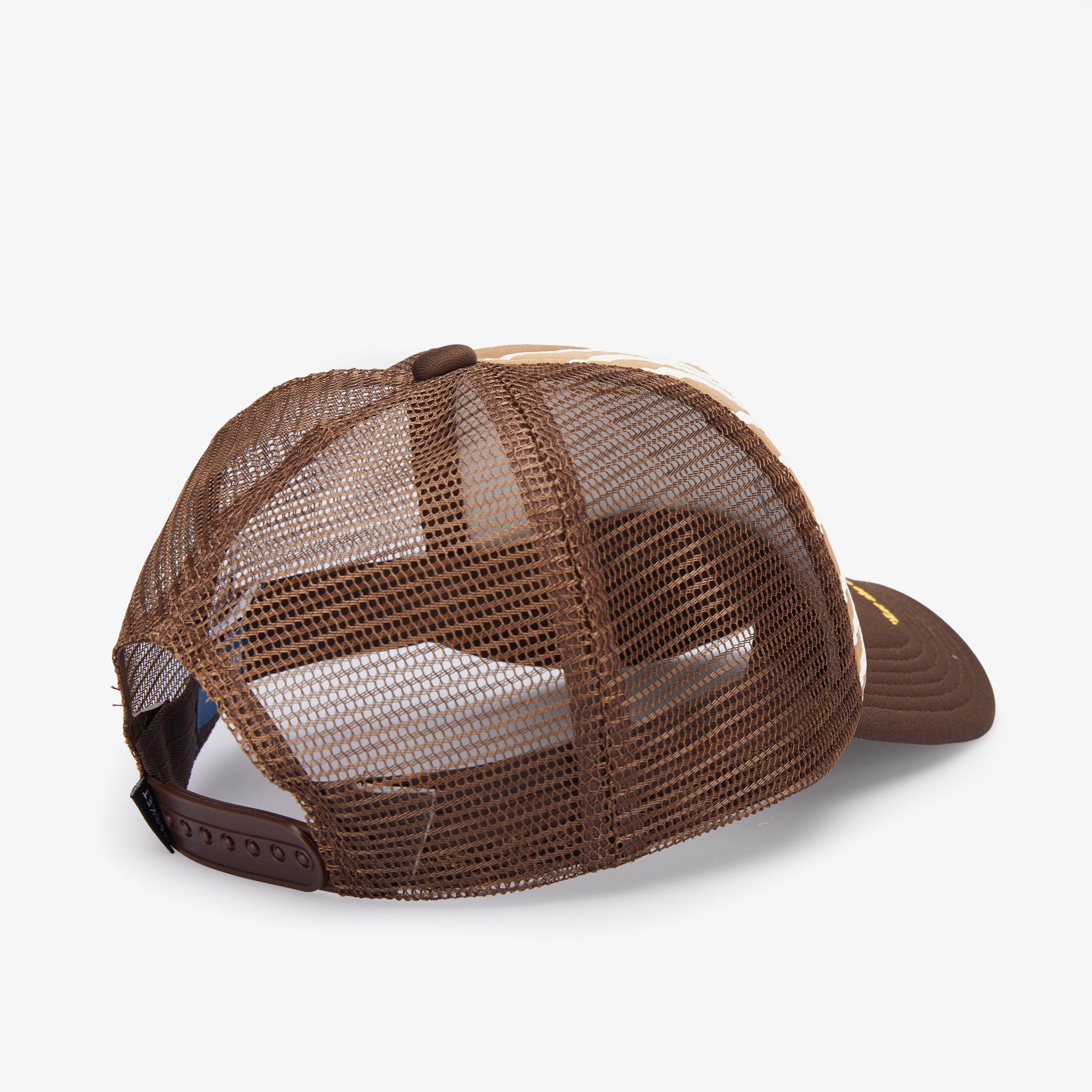 Market Smiley Sunrise Trucker Erkek Kahverengi Şapka