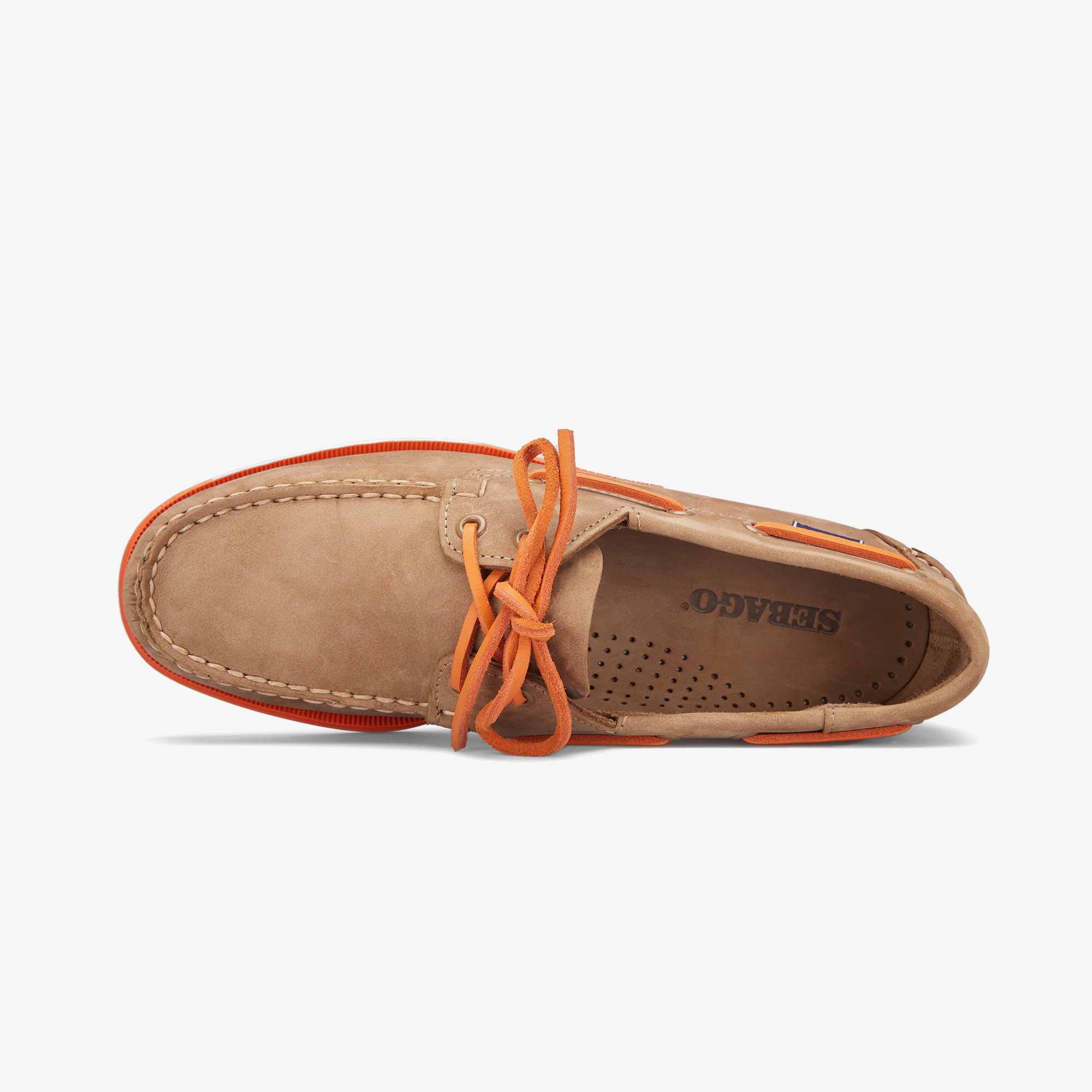Sebago Docksides Portland Nubuck Erkek Turuncu Ayakkabı447000GA0