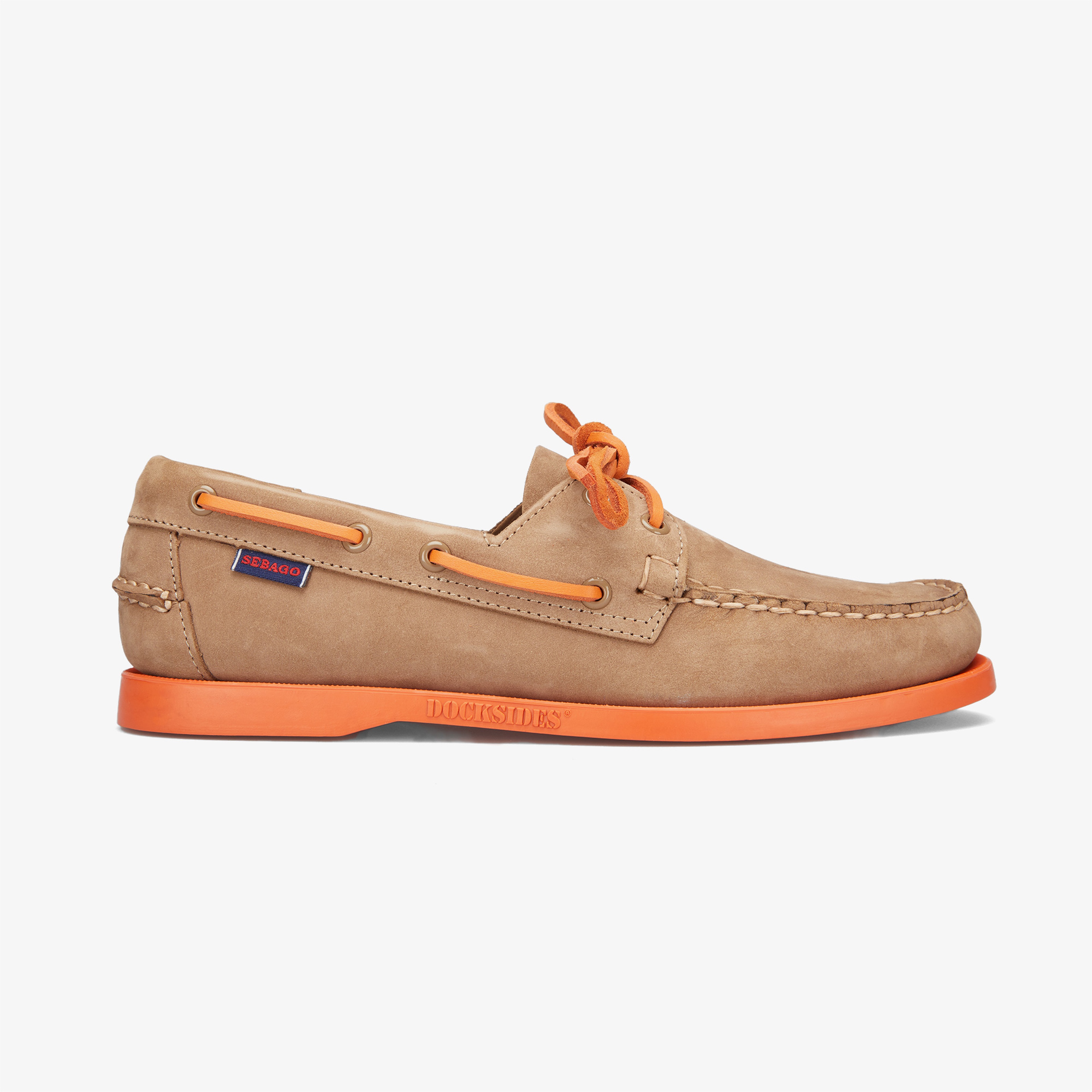 Sebago Docksides Portland Nubuck Erkek Turuncu Ayakkabı447000GA0
