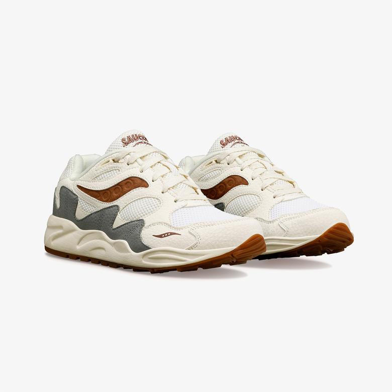 Saucony Grid Shadow 2 Unisex Beyaz Spor Ayakkabı