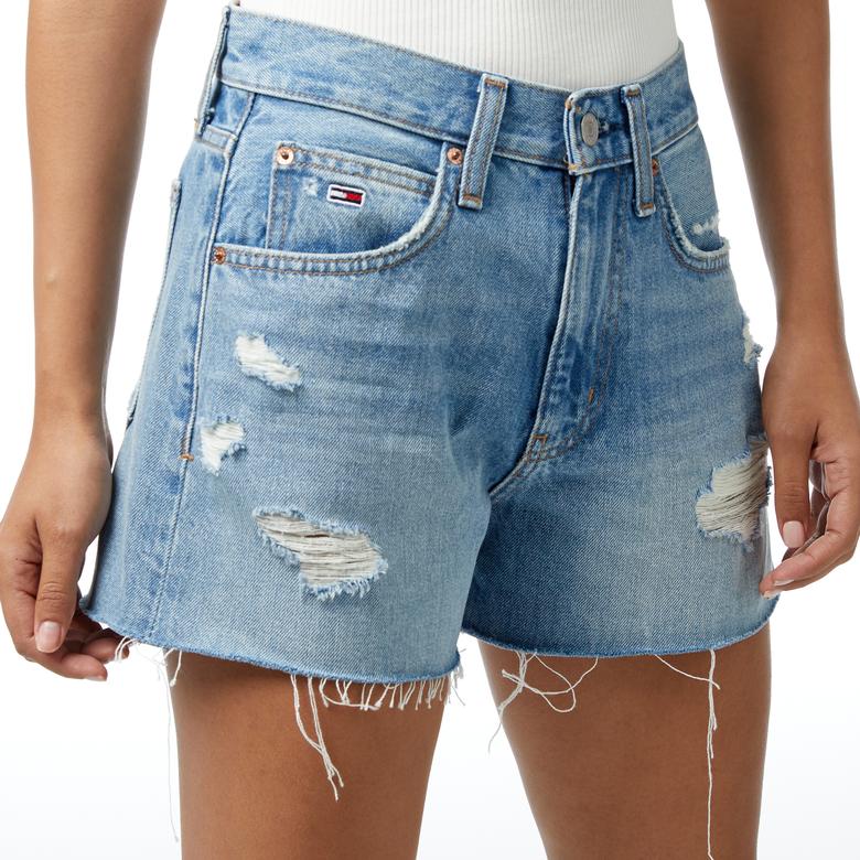 Tommy Hilfiger Kadın Mavi Şort