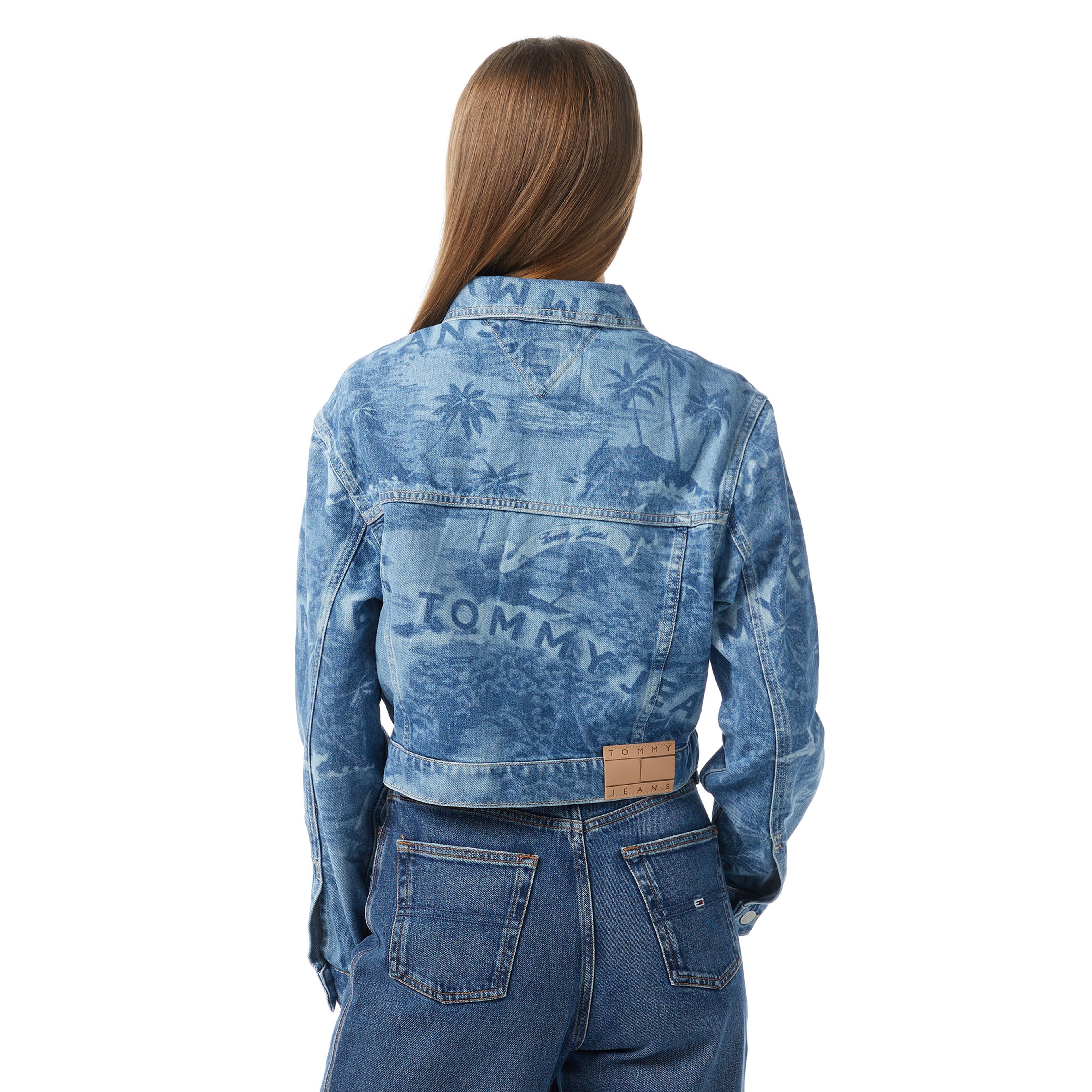 Tommy Jeans Hawaii Kadın Mavi Ceket