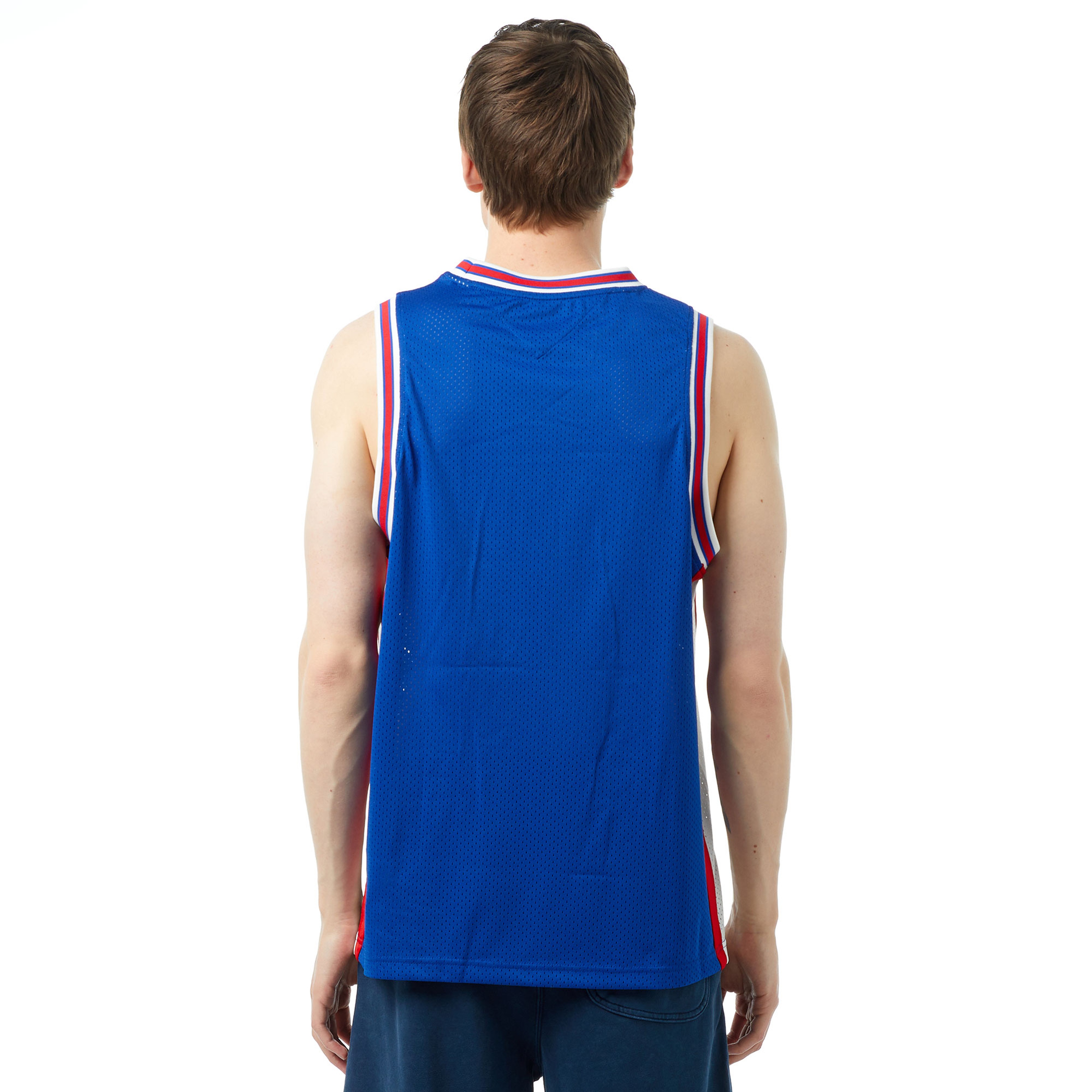 Tommy Jeans Tju Archive Games Bball Jersey Erkek Mavi Sweatshirt