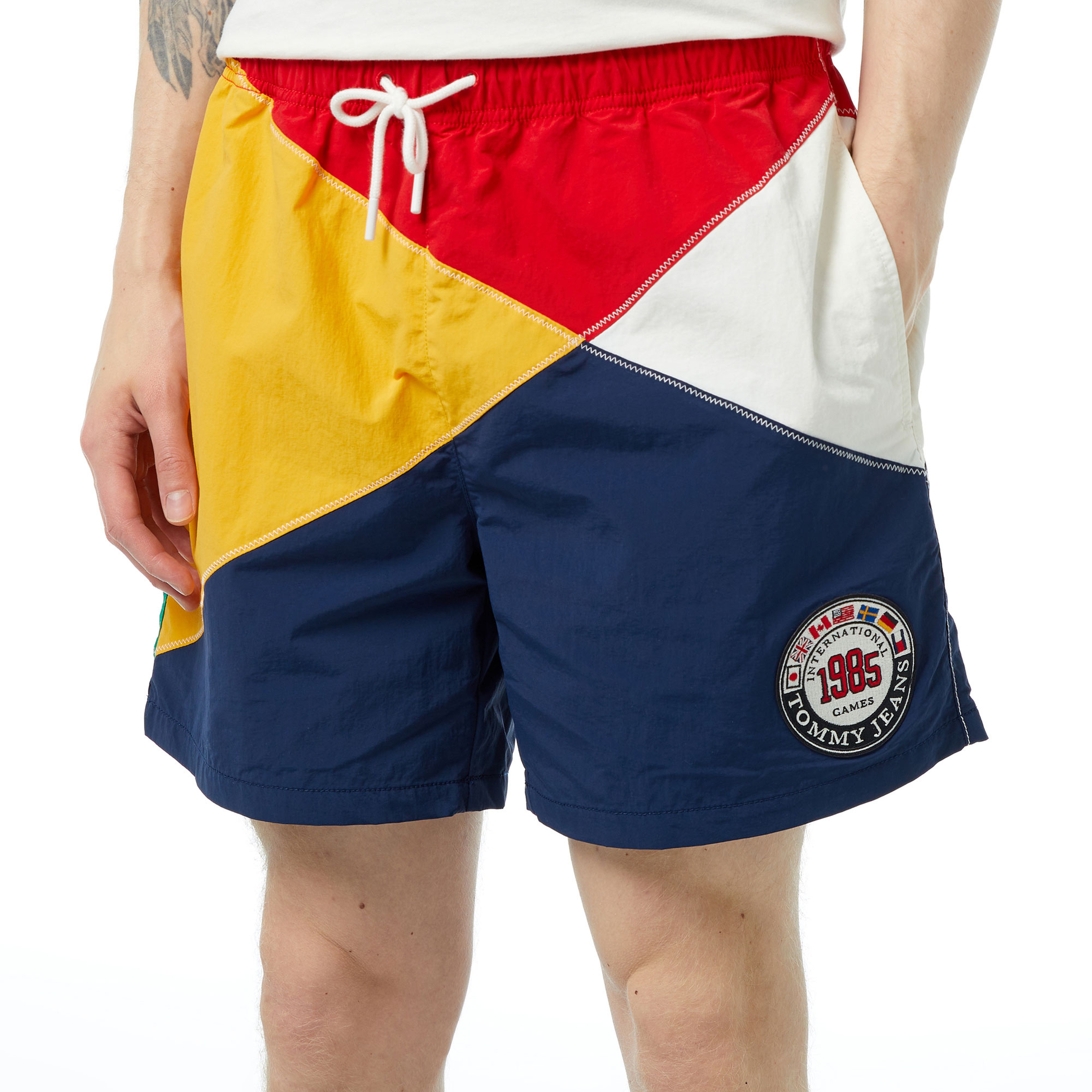 Tommy Jeans Tju Archive Games Chicago Erkek Mavi Şort