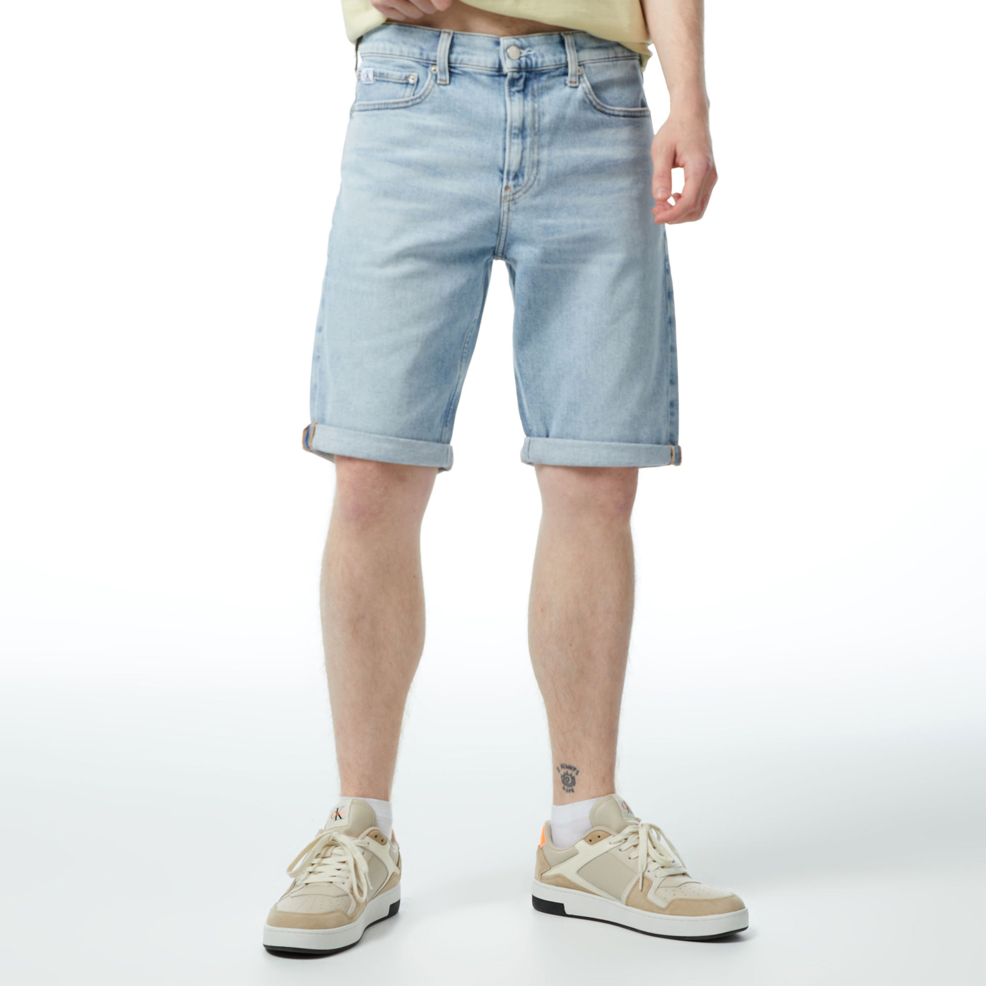 Calvin Klein Erkek Mavi Şort