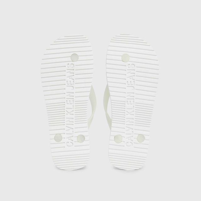 Calvin Klein Calvin Klein Jeans Delhi Kadın Beyaz Terlik Sandalet & Terlik | Occasion Beyaz - 7. görsel