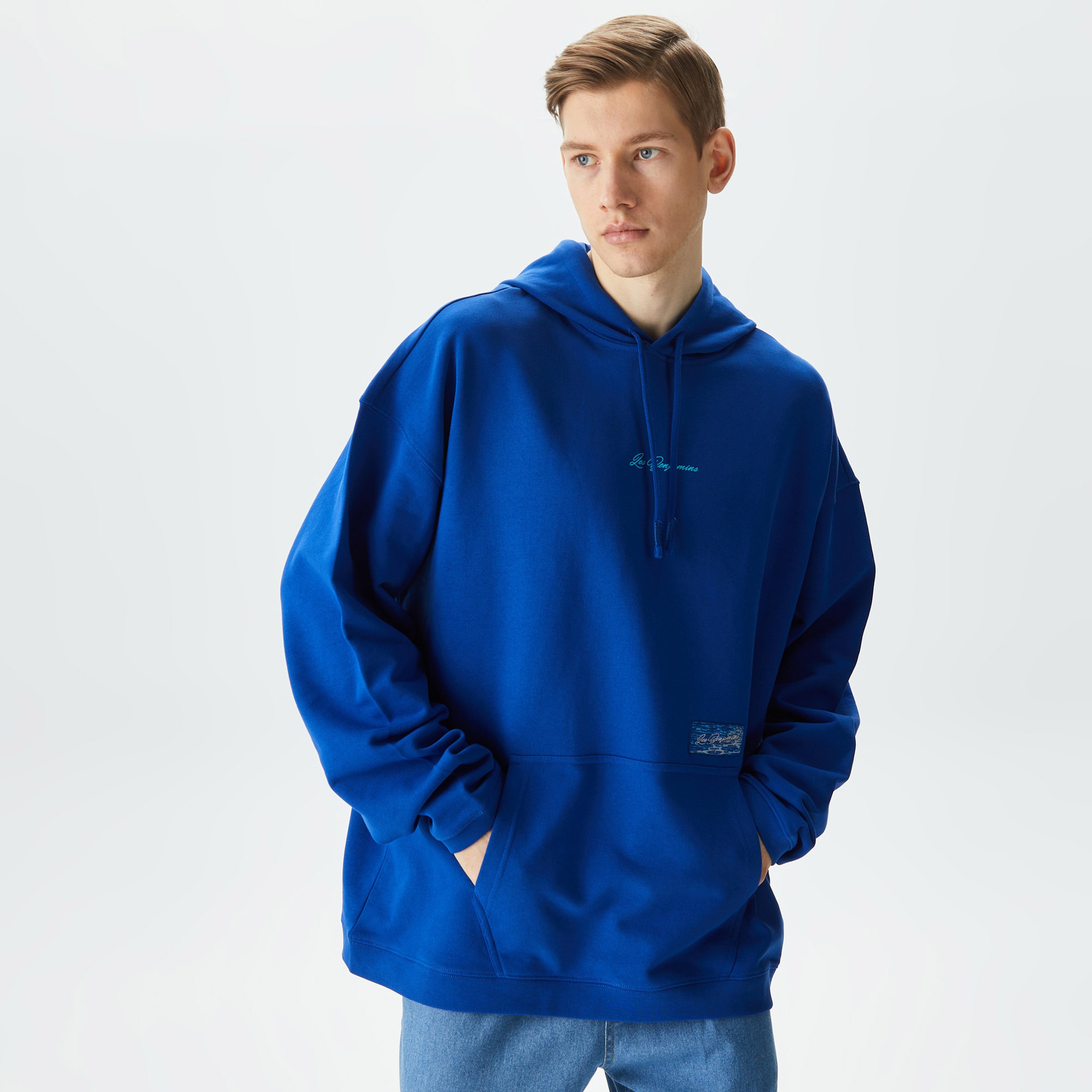Les Benjamins Kısmet Voyage East to West 006 Erkek Mavi Hoodie