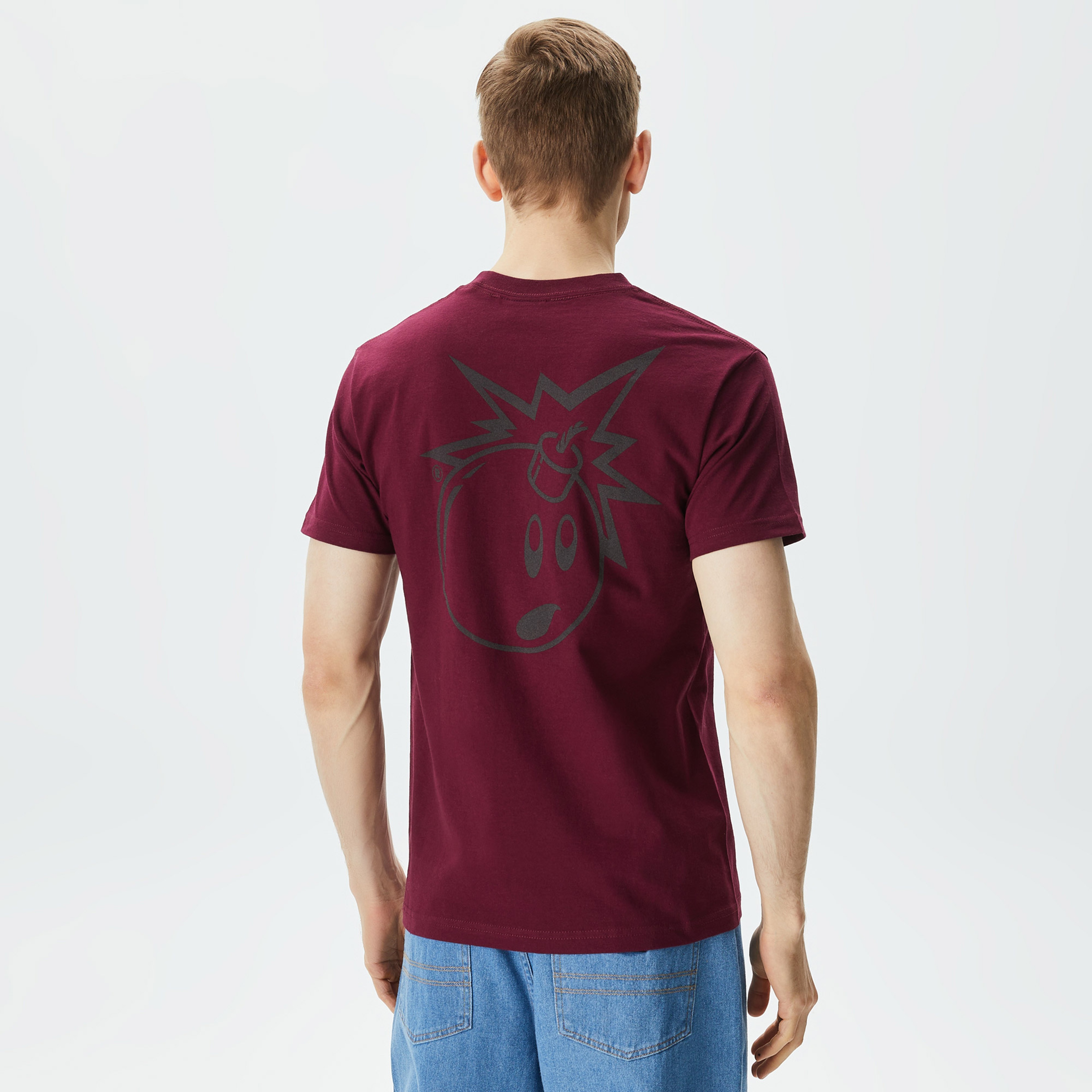 The Hundreds Simple Adam 3M Erkek Bordo T-Shirt