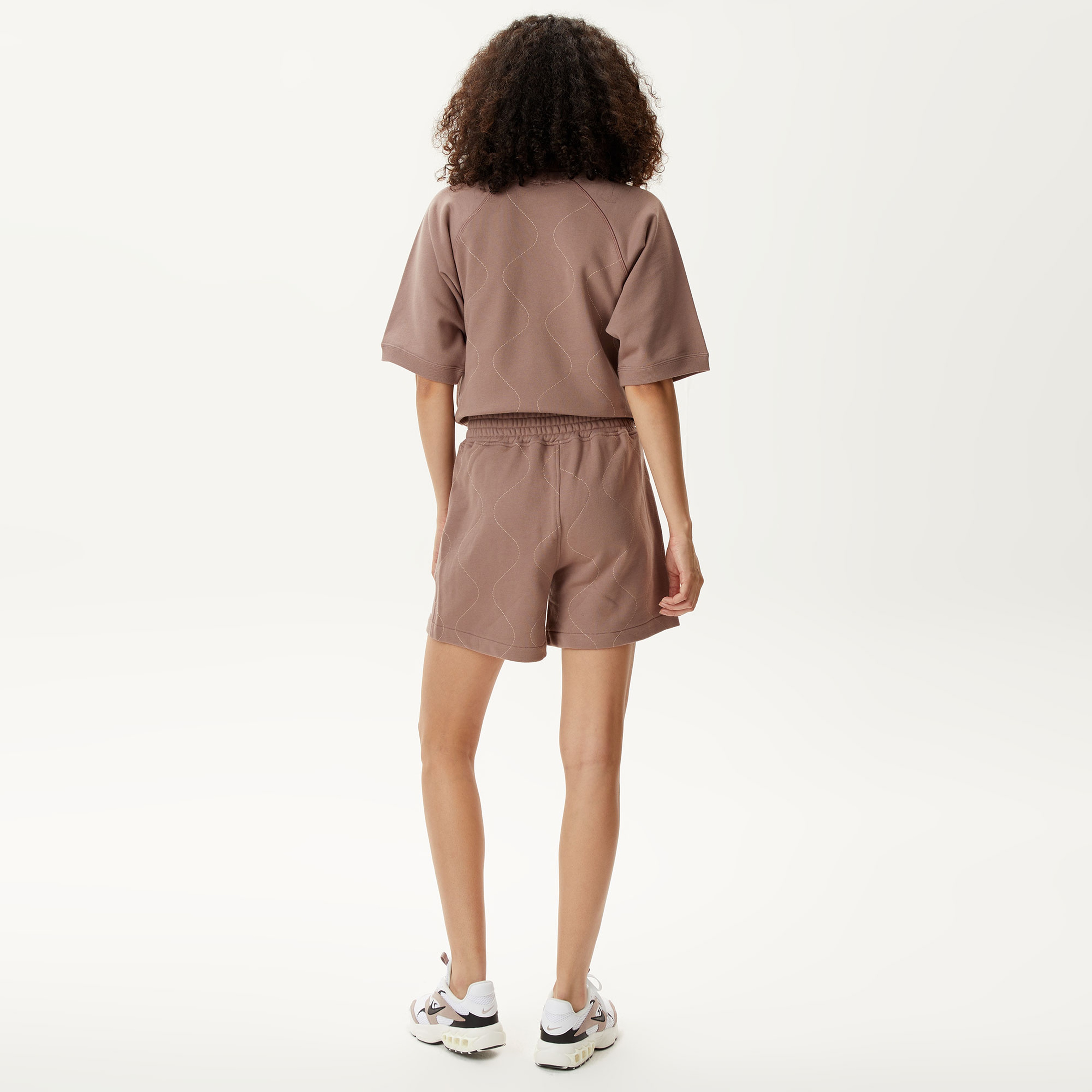 Alpha Industries Quilted Kadın Mor Şort