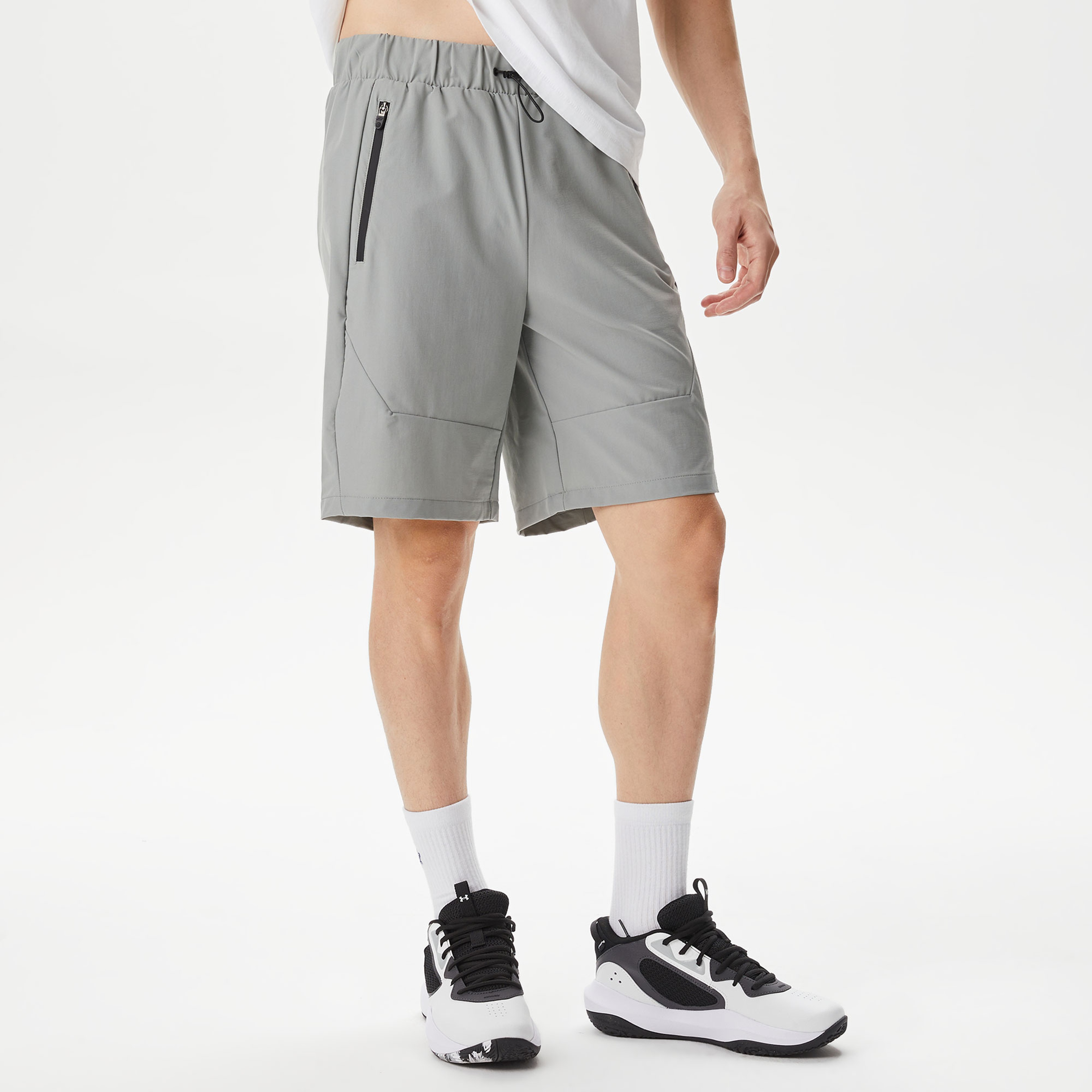 Skechers Micro Collection Erkek Gri Şort