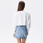 Tommy Jeans Relaxential Logo 1+ Crew Kadın Beyaz Sweatshirt