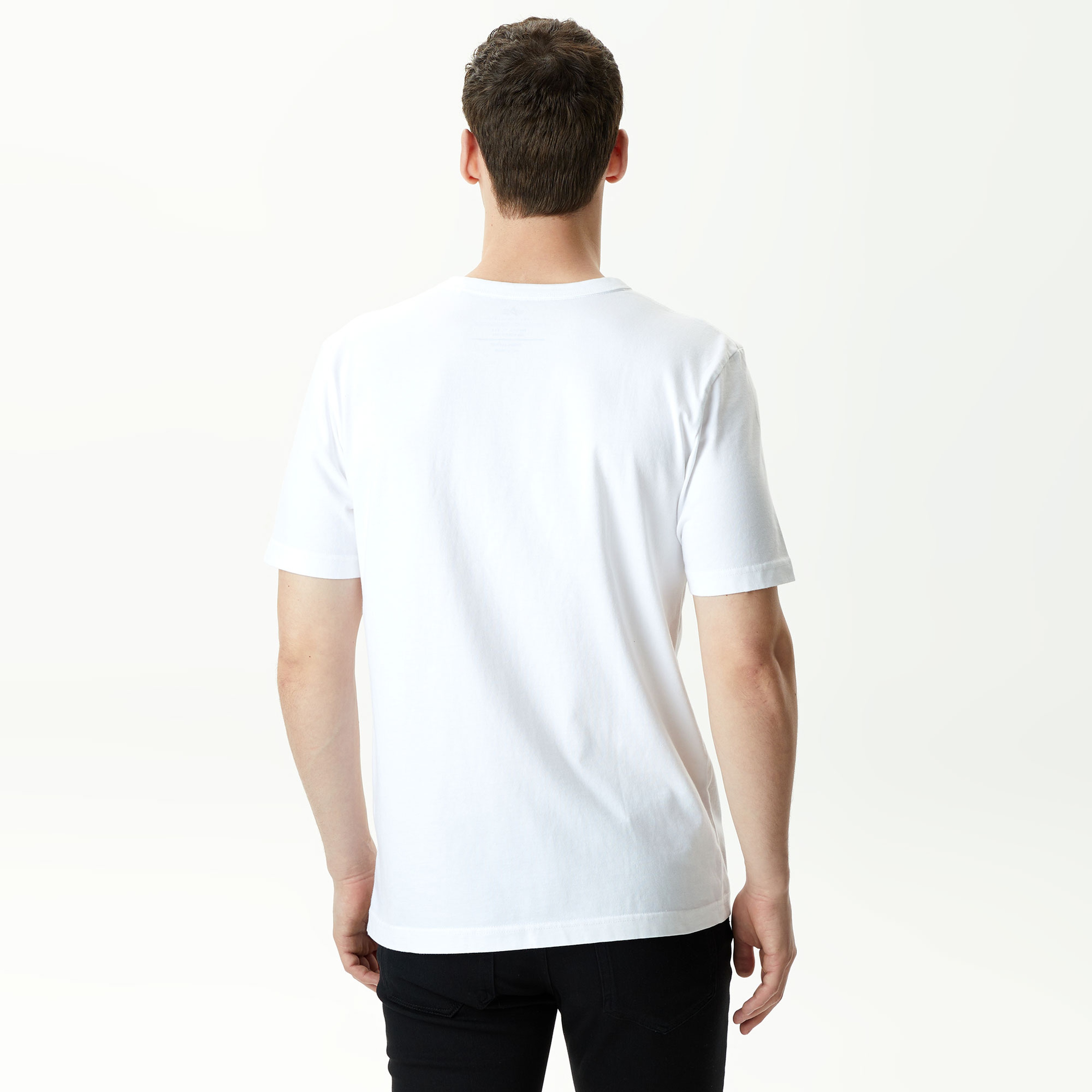 Alpha Industries Alphaarped Label Unisex Beyaz T-Shirt
