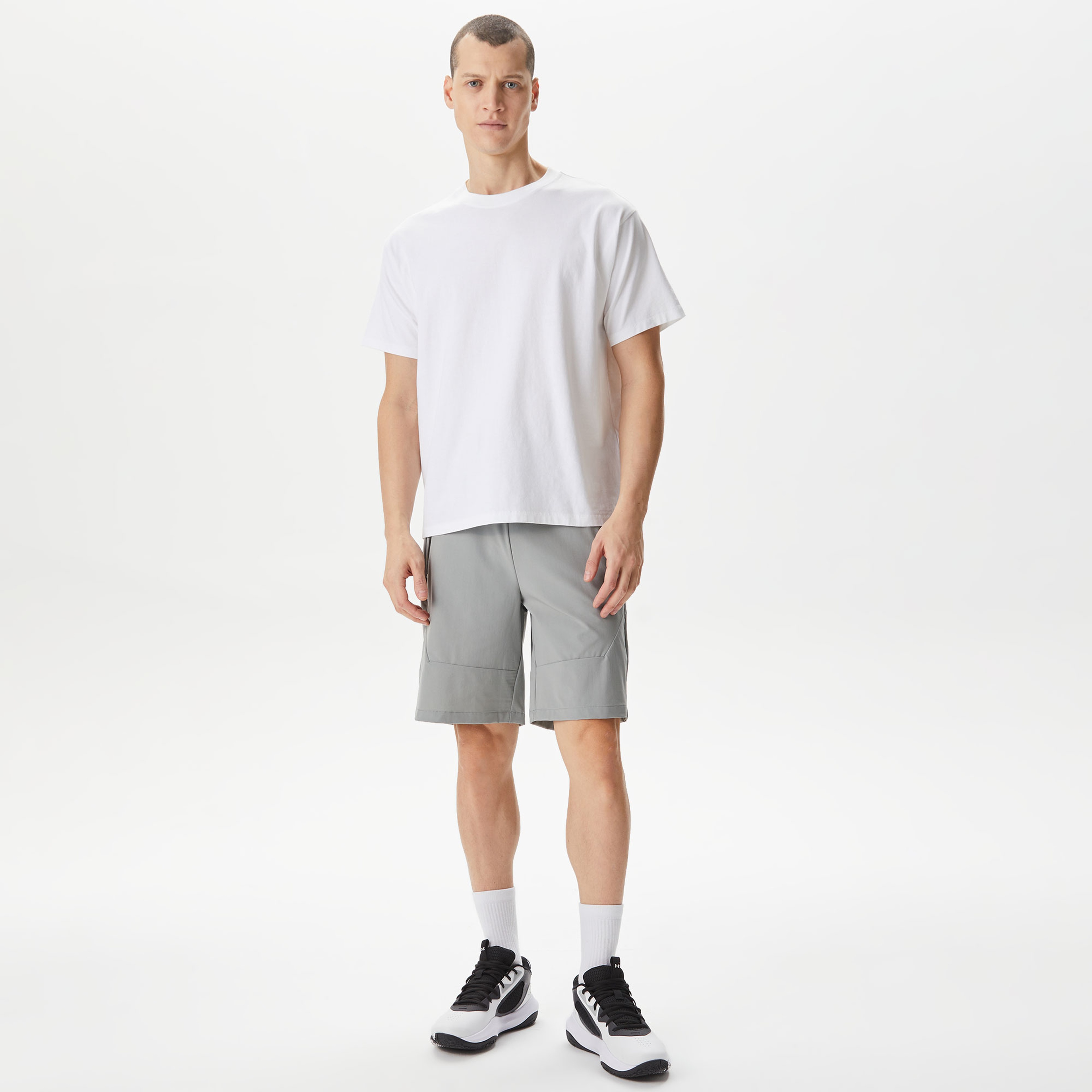 Skechers Micro Collection Erkek Gri Şort