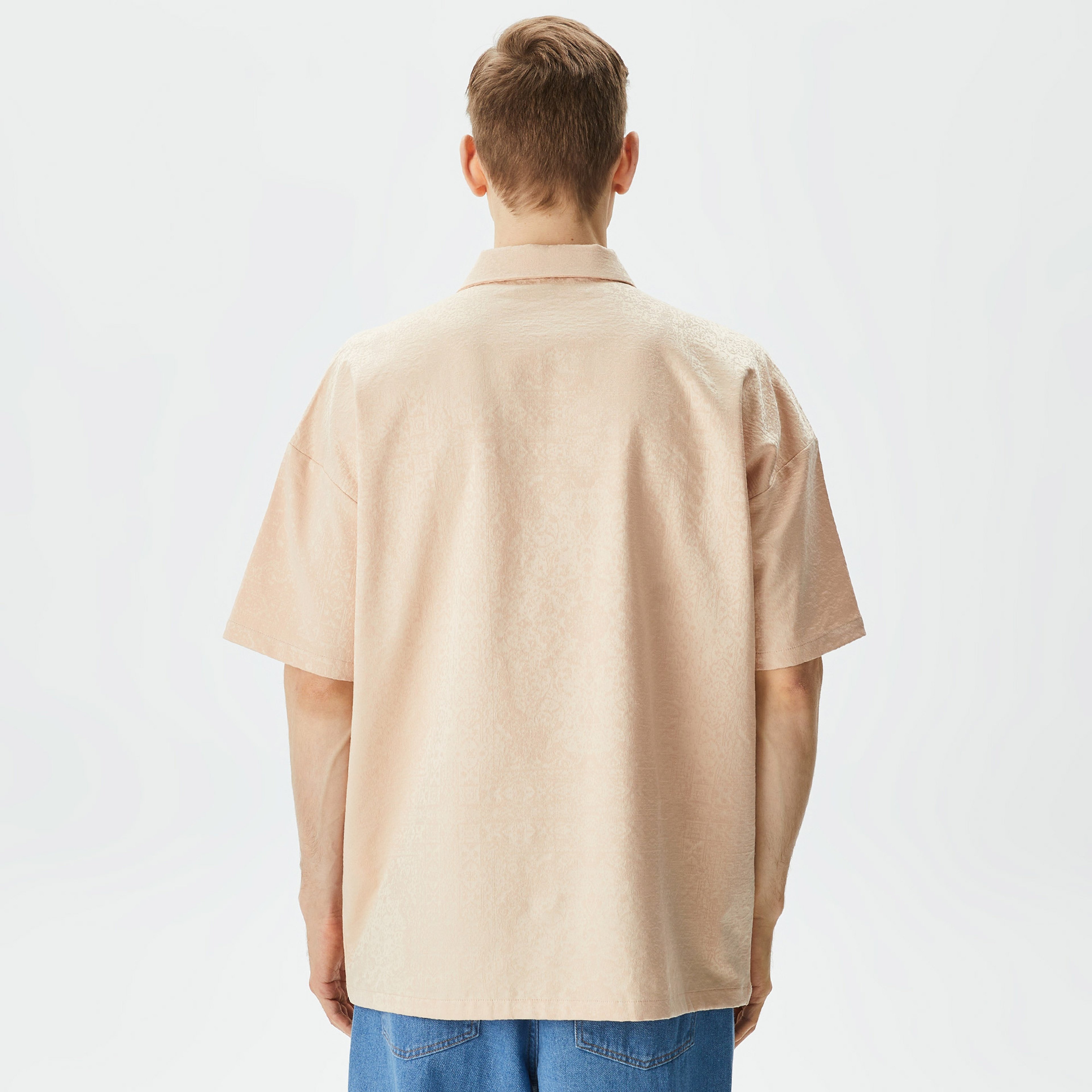 Les Benjamins Kısmet Voyage East to West 006 Erkek Bej Polo T-Shirt