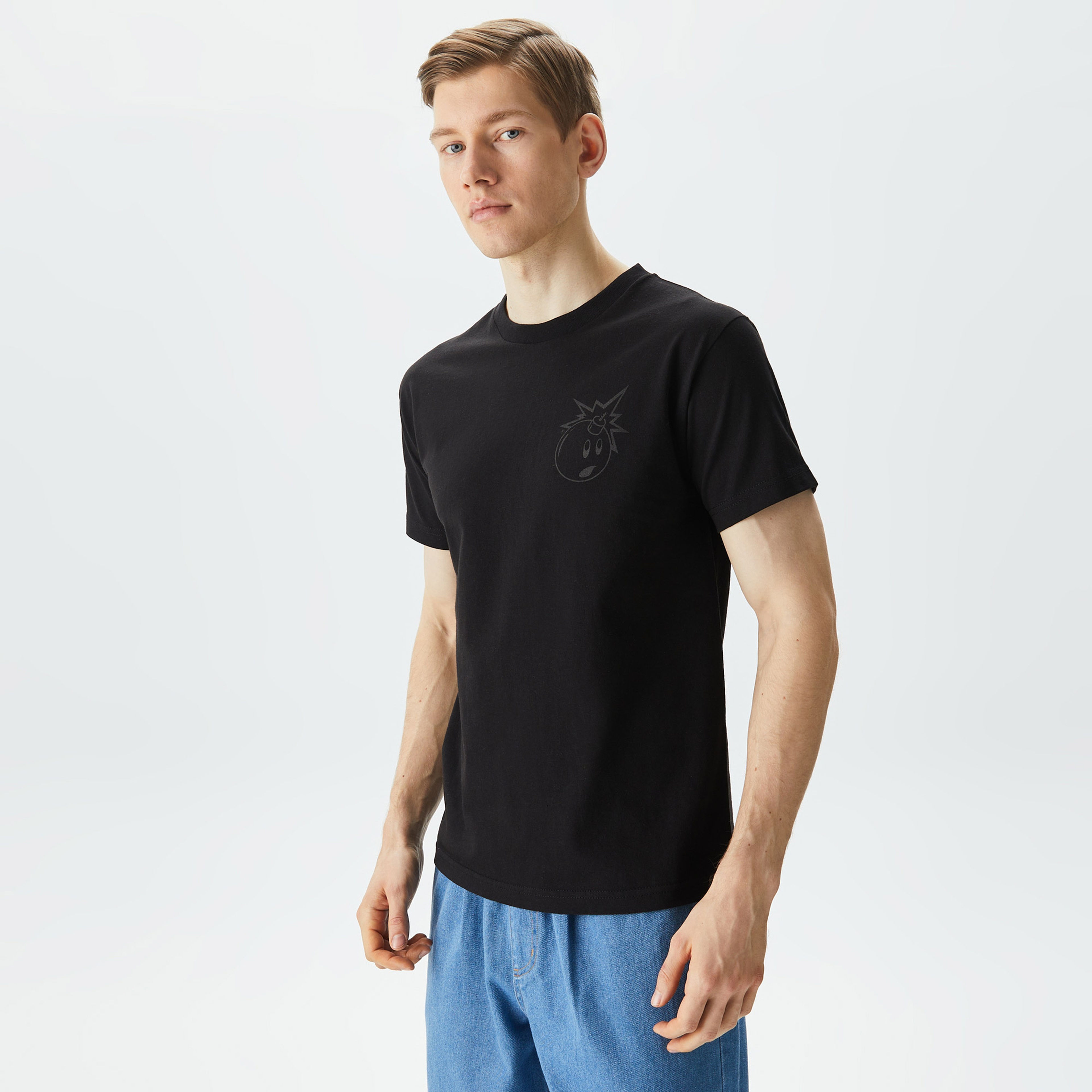 The Hundreds Simple Adam 3M Erkek Siyah T-Shirt
