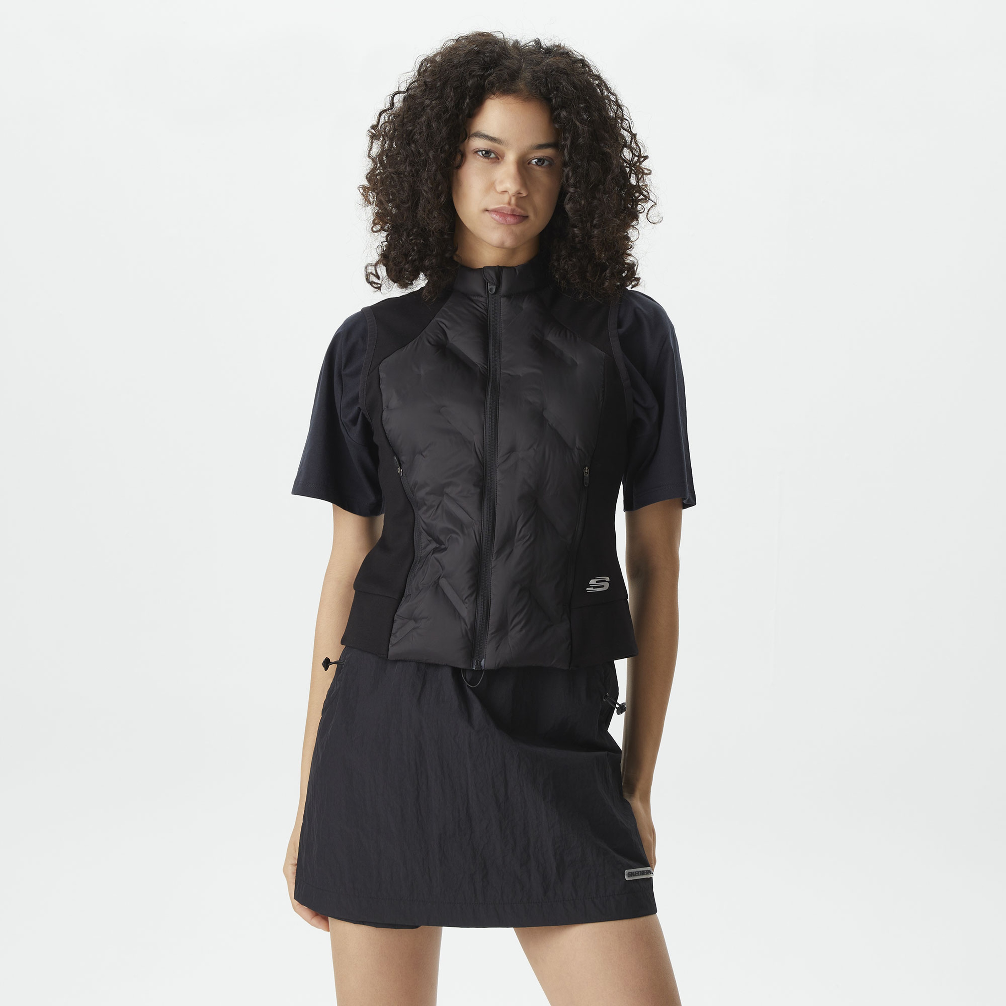 Skechers Outerwear Kadın Siyah Yelek