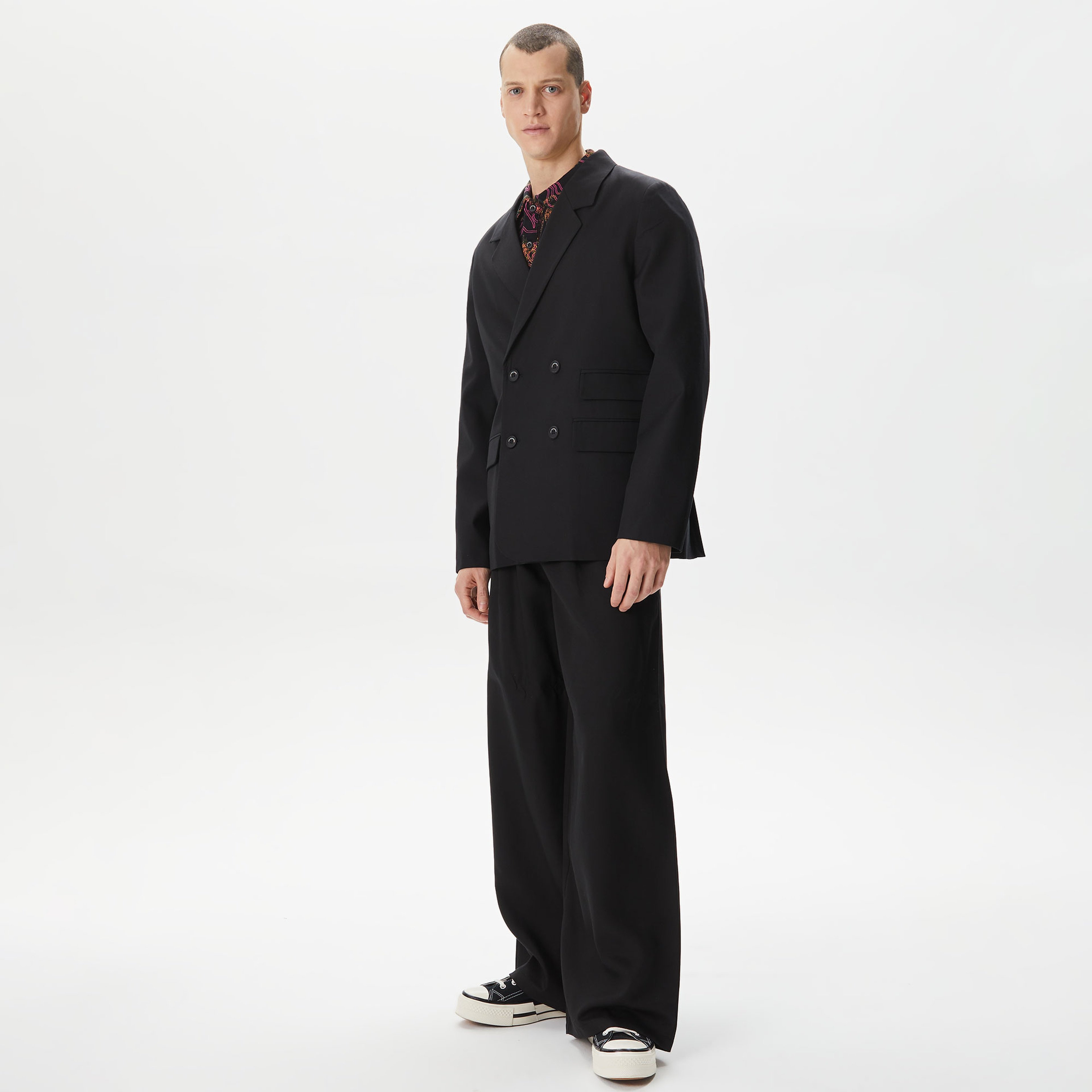 Les Benjamins Kısmet Voyage East to West 001 Erkek Siyah Blazer Ceket
