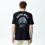 Alpha Industries Alpha Ma-1 Unisex Siyah T-Shirt