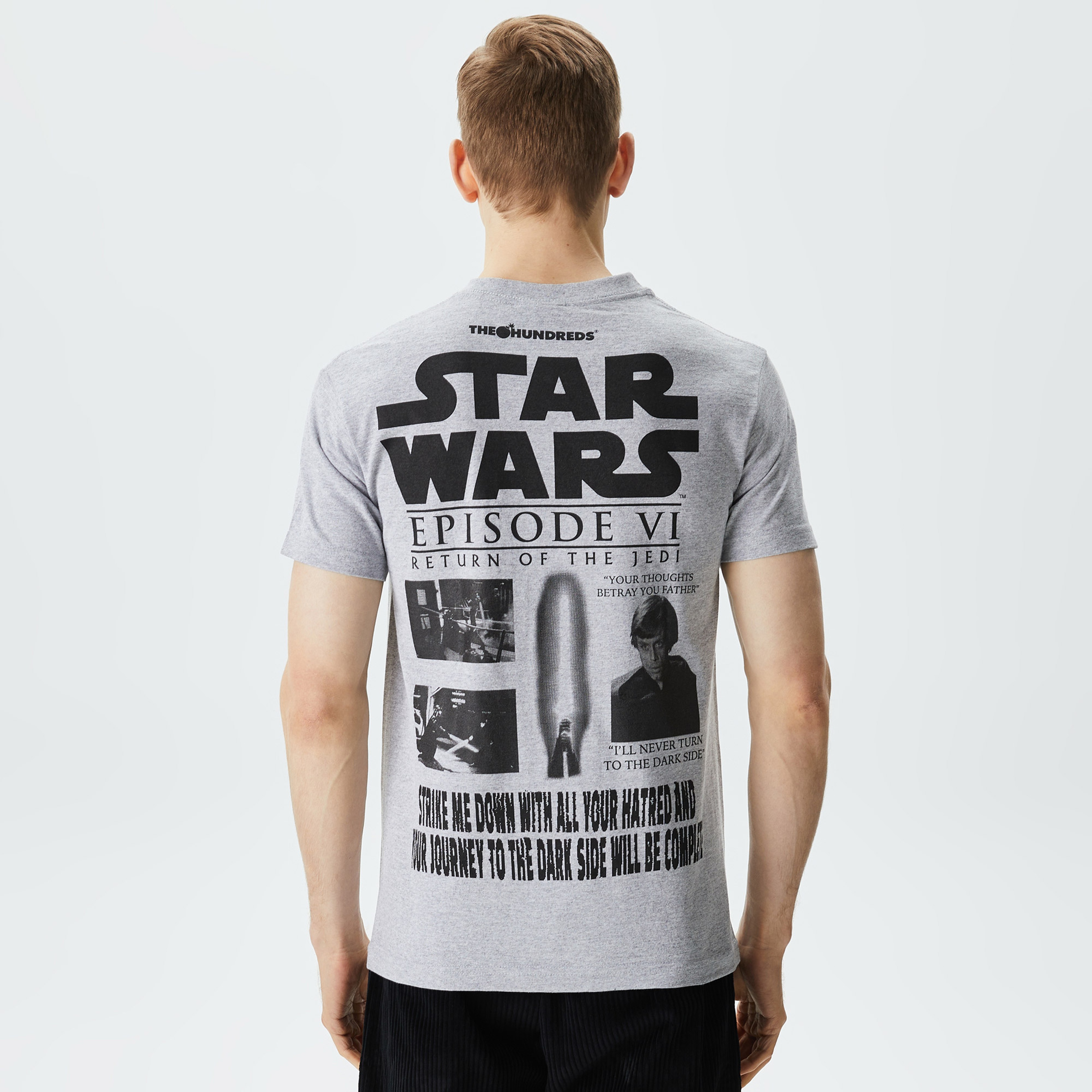 The Hundreds Strike Erkek Gri T-Shirt