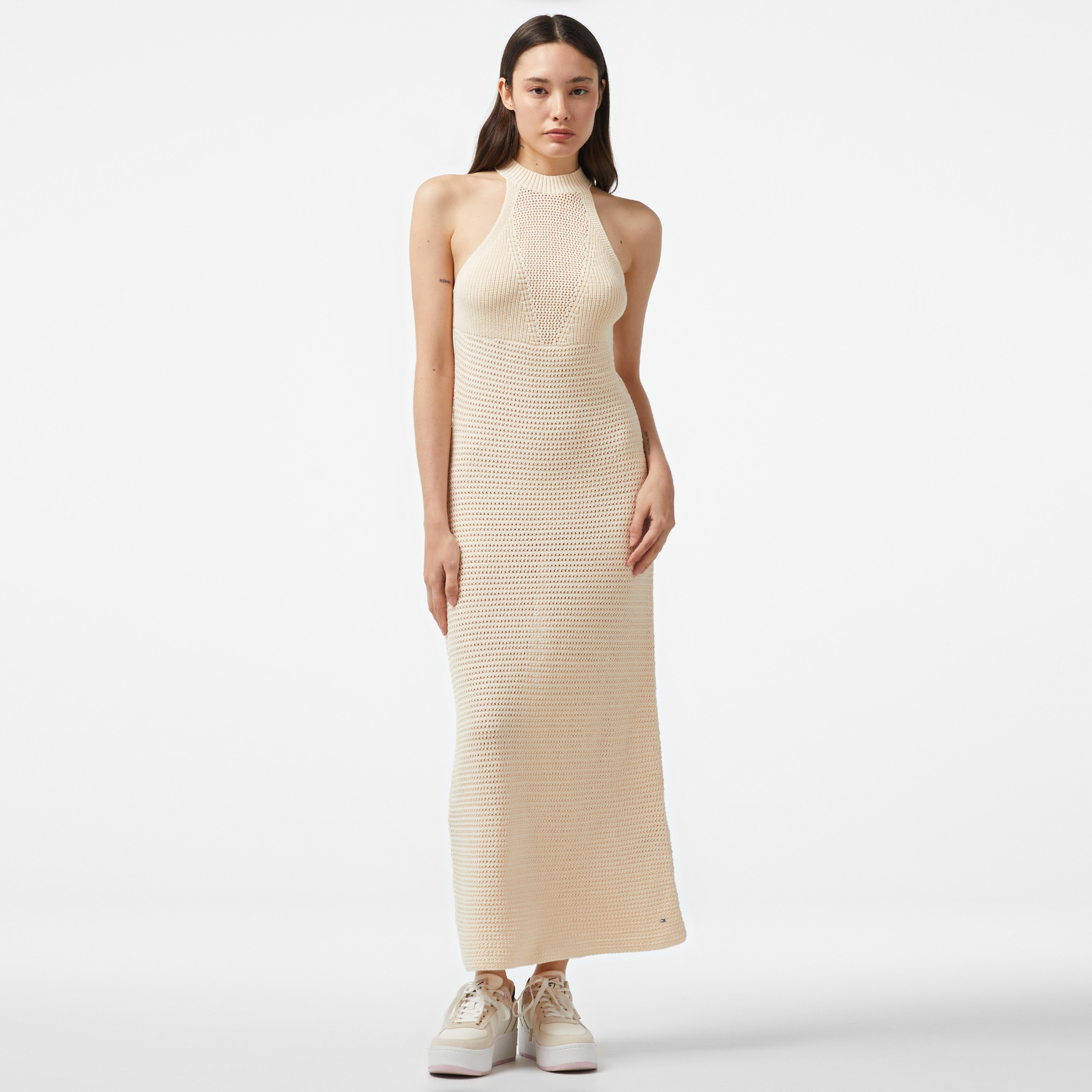 Tommy Hilfiger Kadın Sarı Elbise