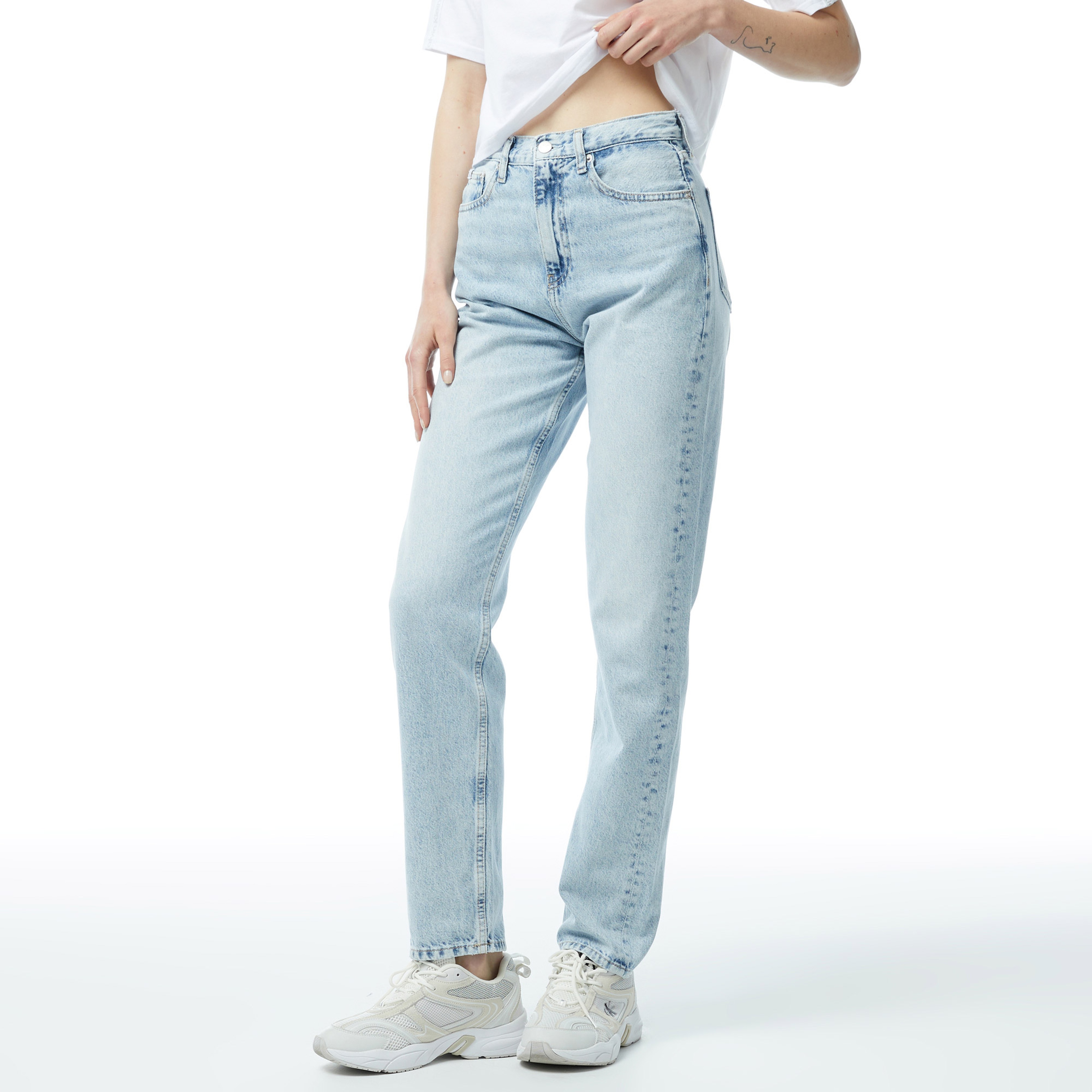 Calvin Klein Jeans Kadın Mavi Jean
