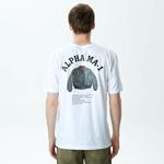 Alpha Industries Alpha Ma-1 Unisex Beyaz T-Shirt