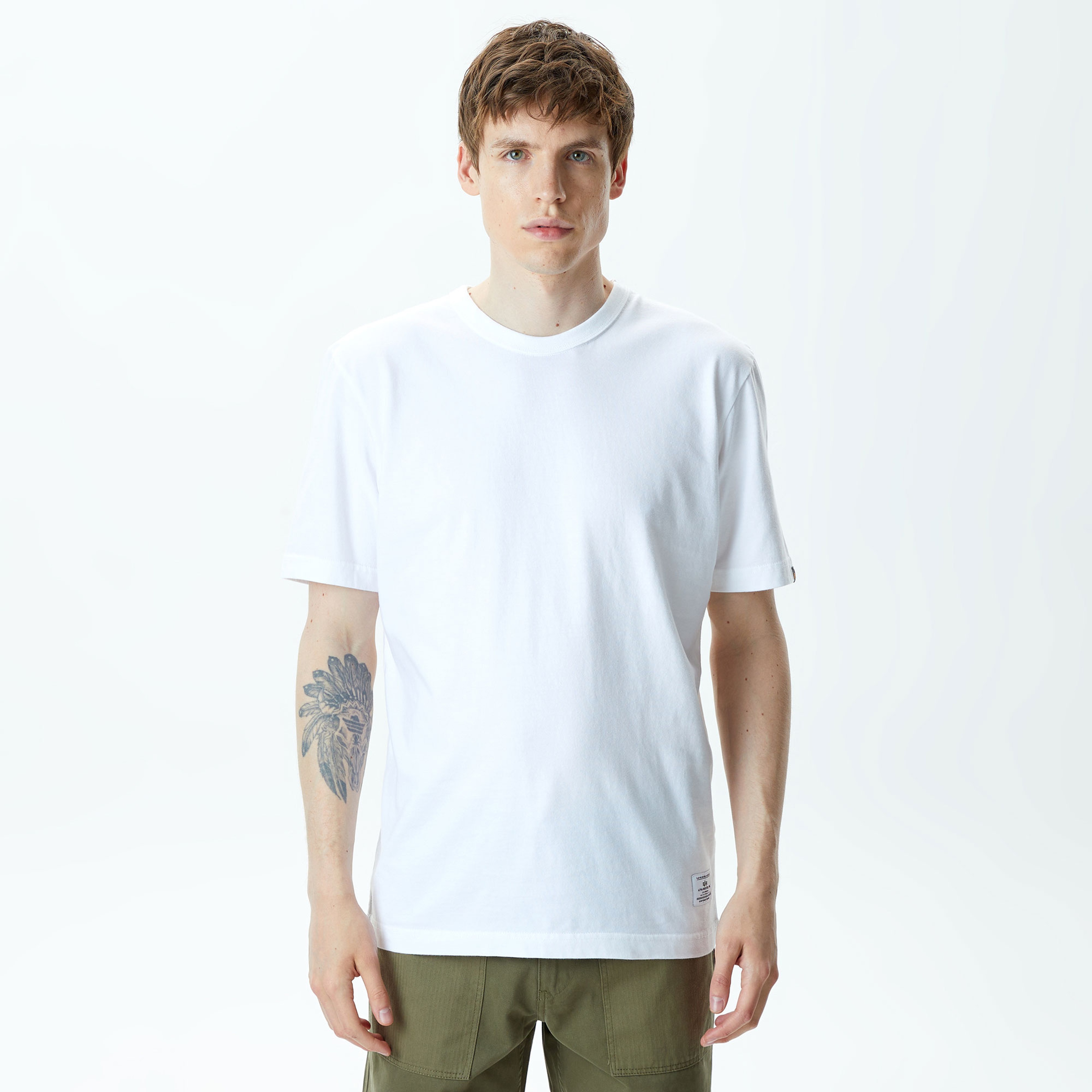 Alpha Industries Alpha Ma-1 Unisex Beyaz T-Shirt