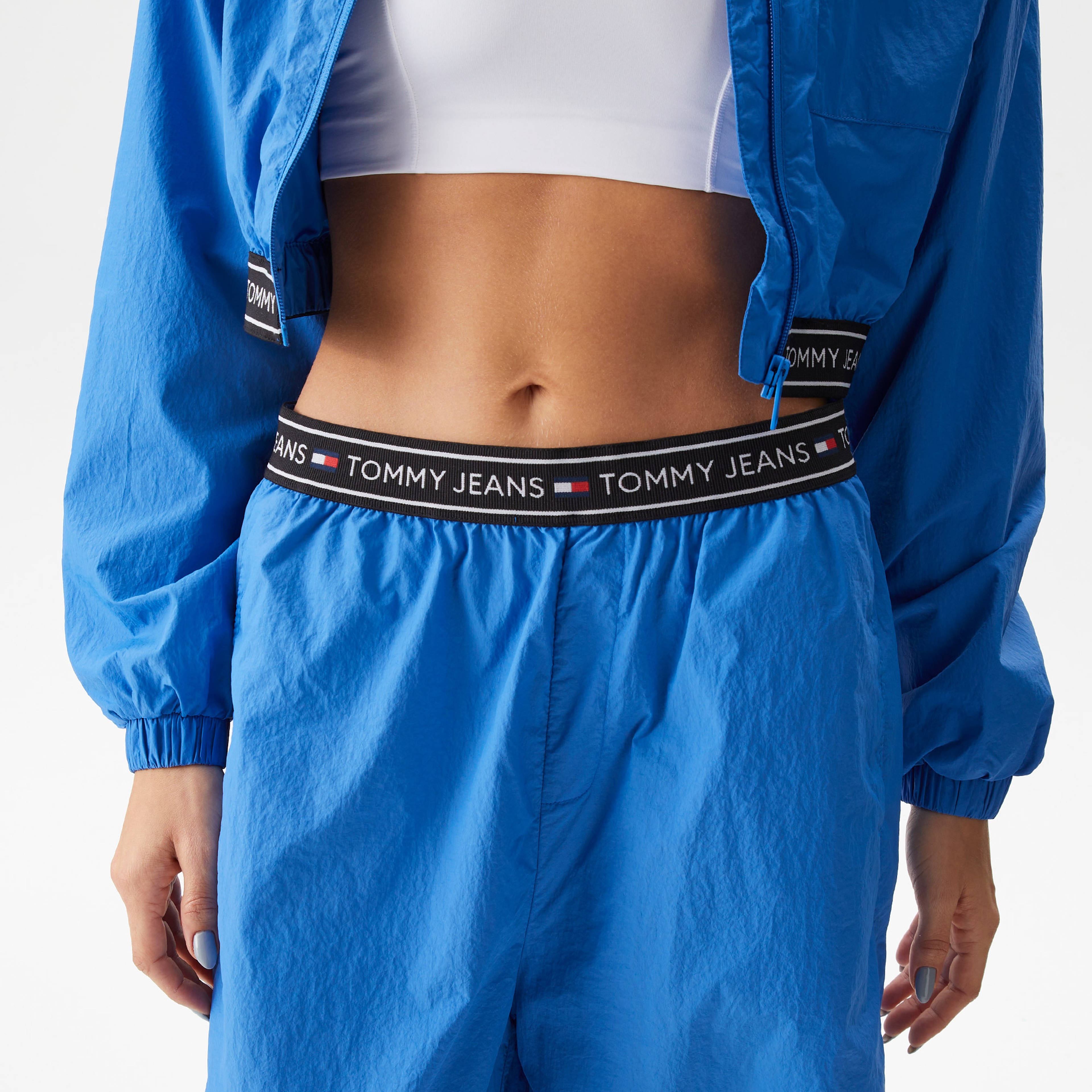 Tommy Jeans Baggy Taping Kadın Mavi Pantolon