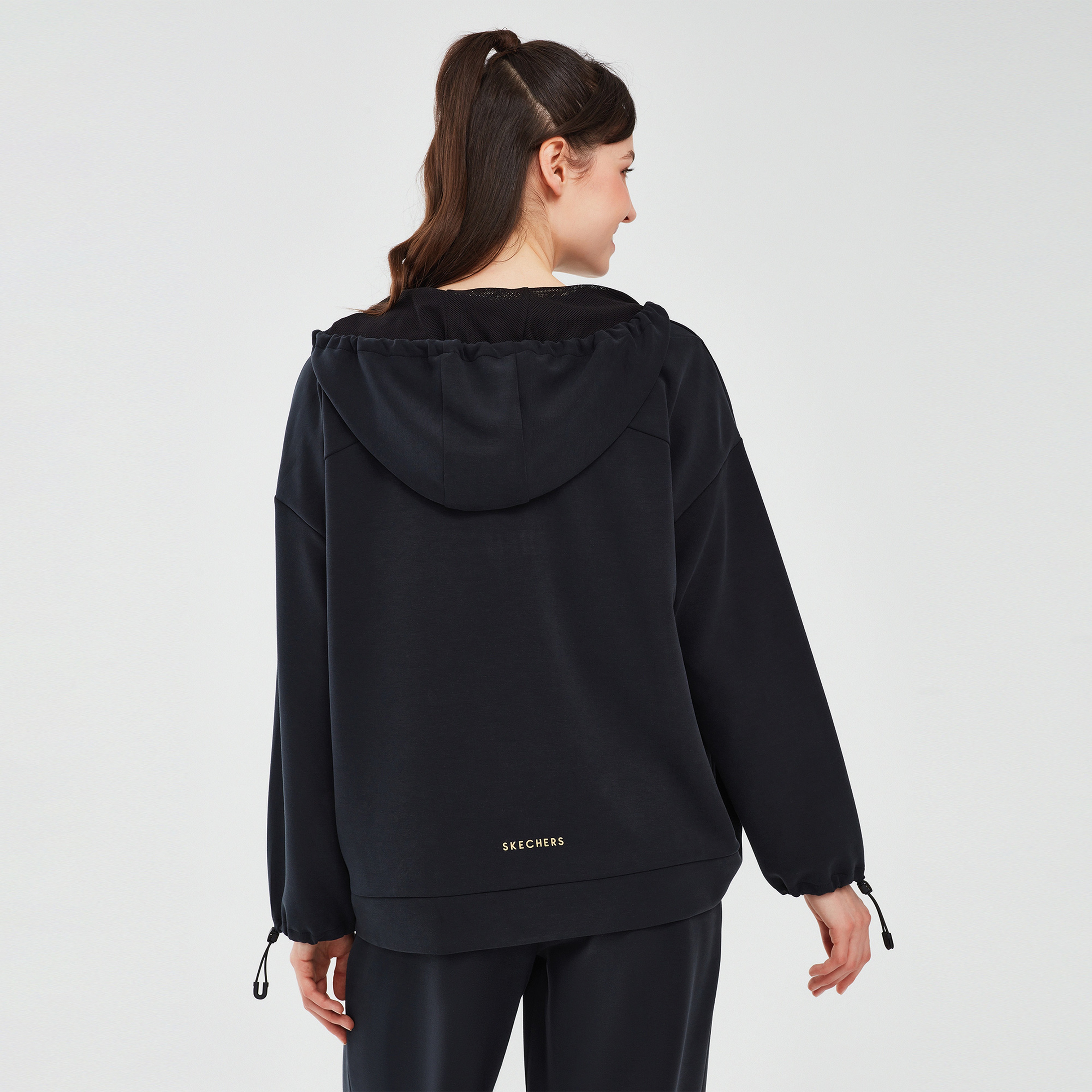 Skechers Soft Touch Kadın Siyah Sweatshirt