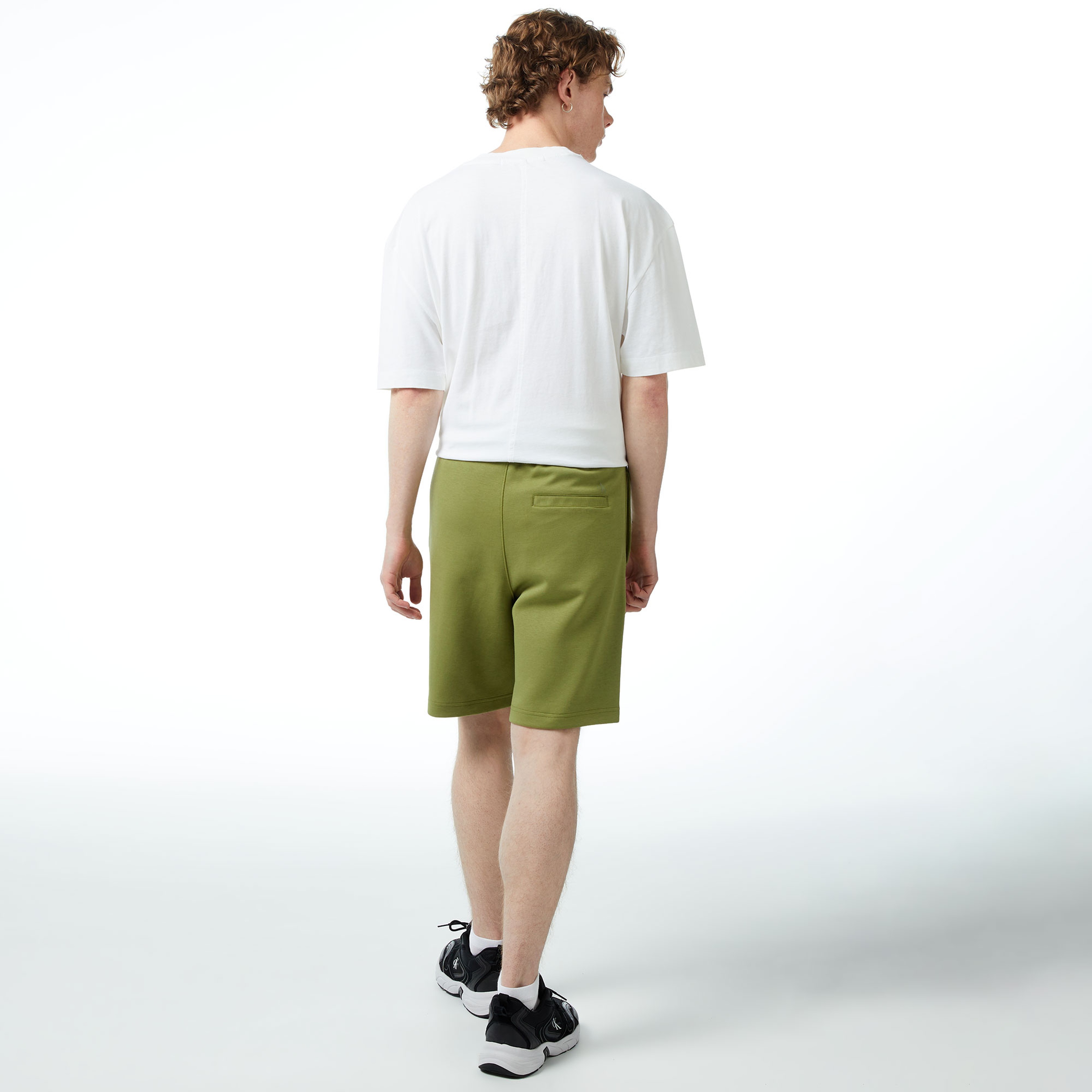 Calvin Klein Jeans Logo Repeat Erkek Yeşil Şort