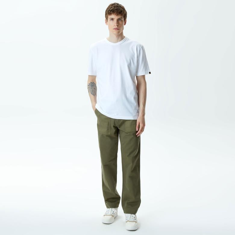 Alpha Industries Alpha Ma-1 Unisex Beyaz T-Shirt