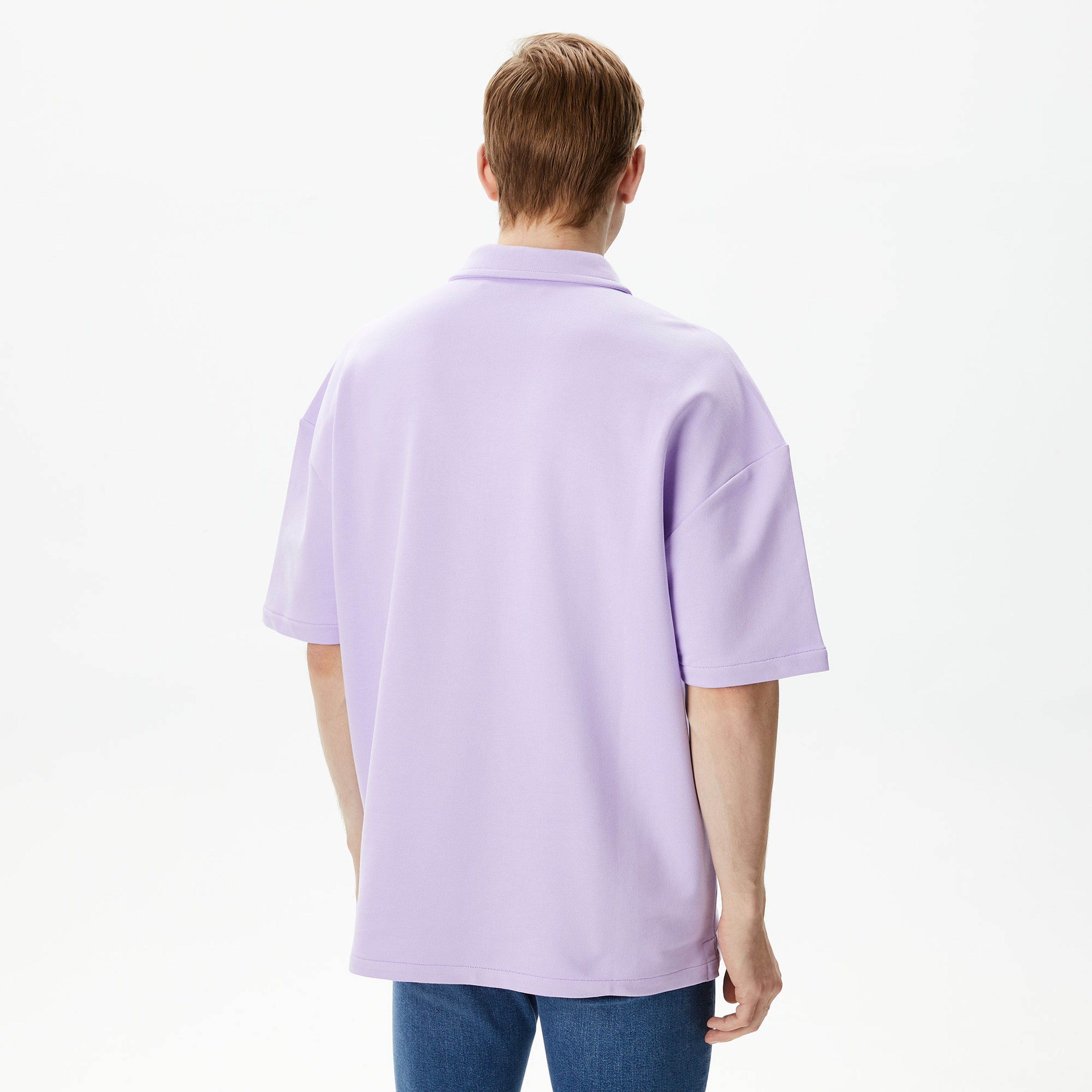 Les Benjamins Essentials 303 Erkek Mor Polo T-Shirt