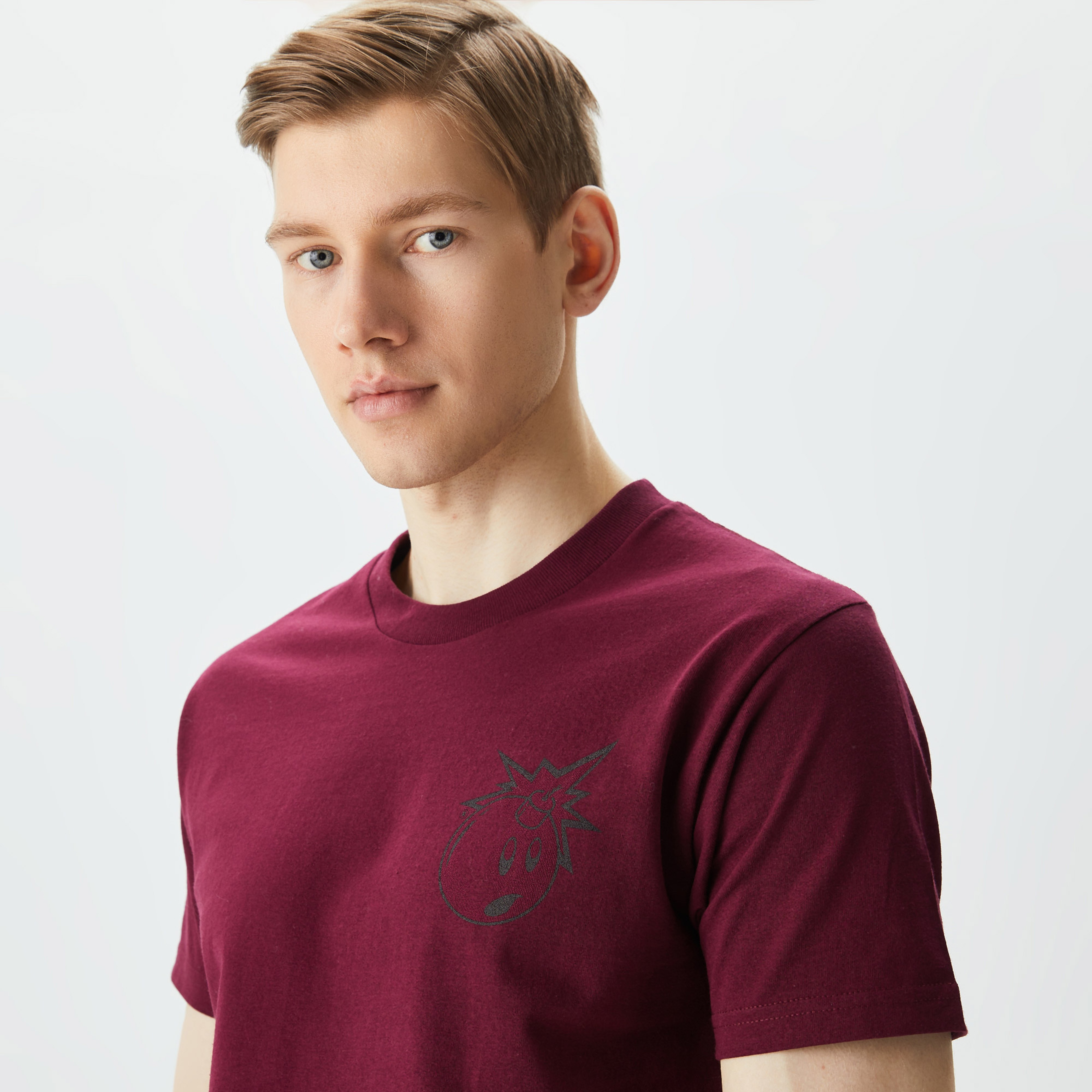 The Hundreds Simple Adam 3M Erkek Bordo T-Shirt