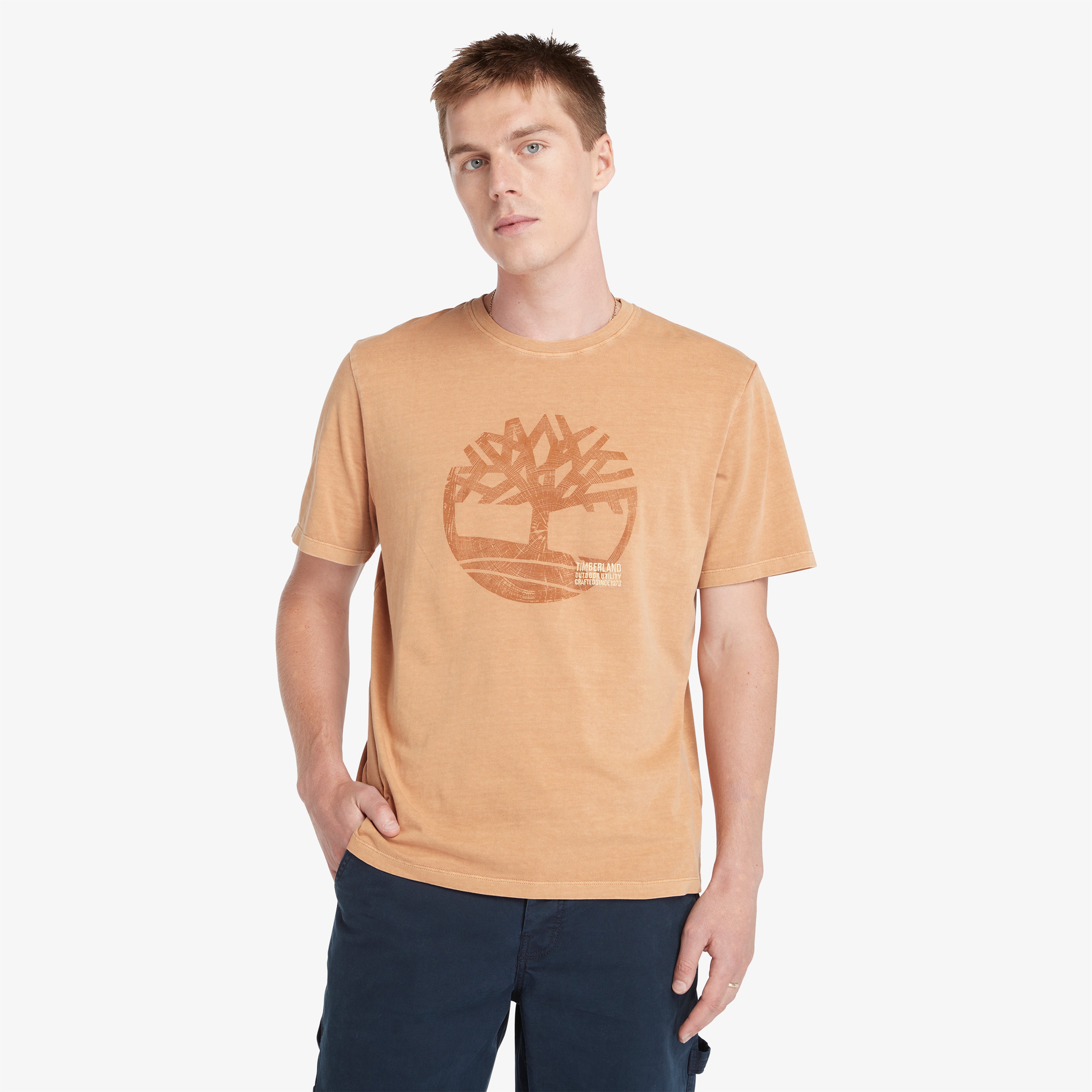 Timberland Garment Graphic Erkek Sarı T-Shirt