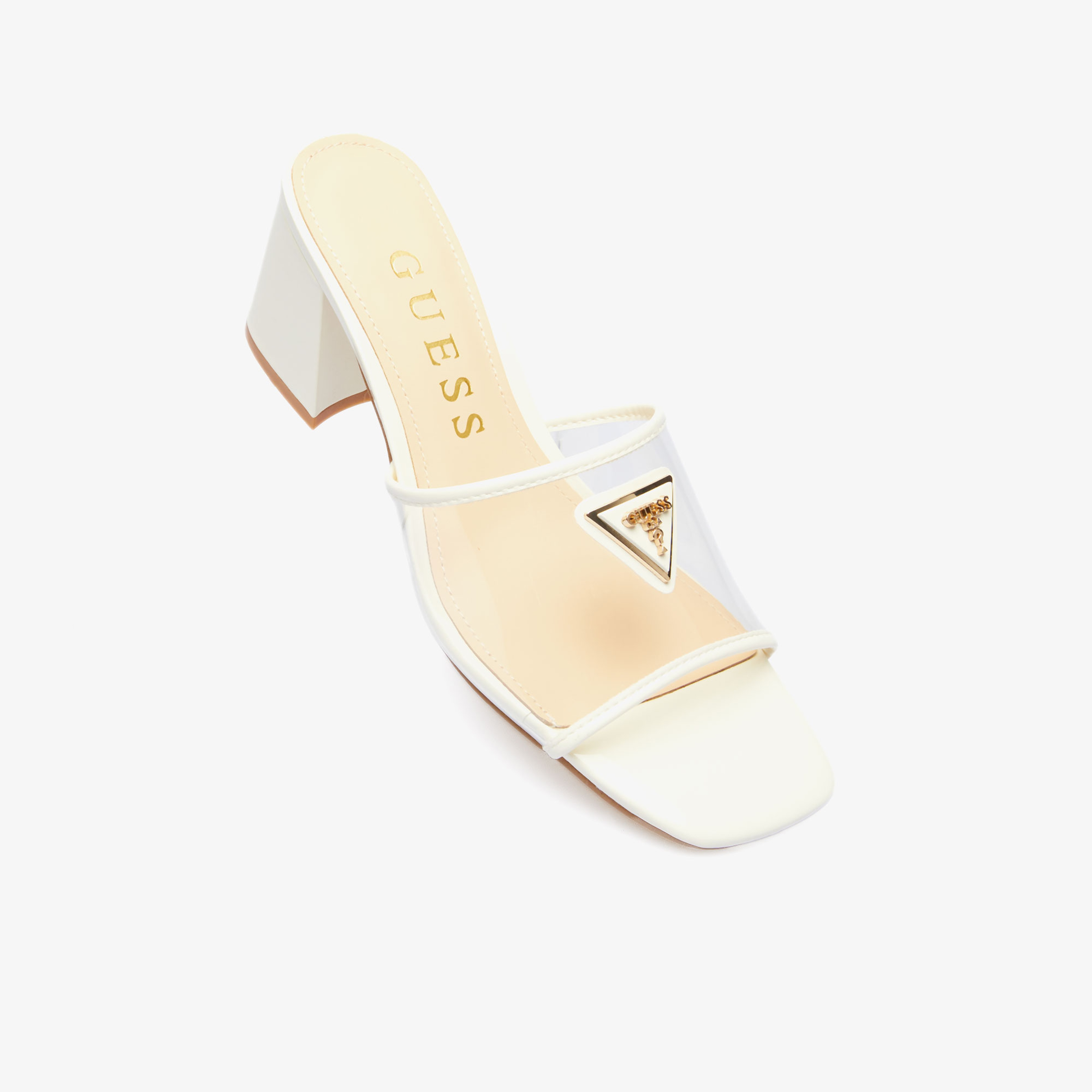 Guess Gables Kadın Krem Rengi Topuklu Terlik