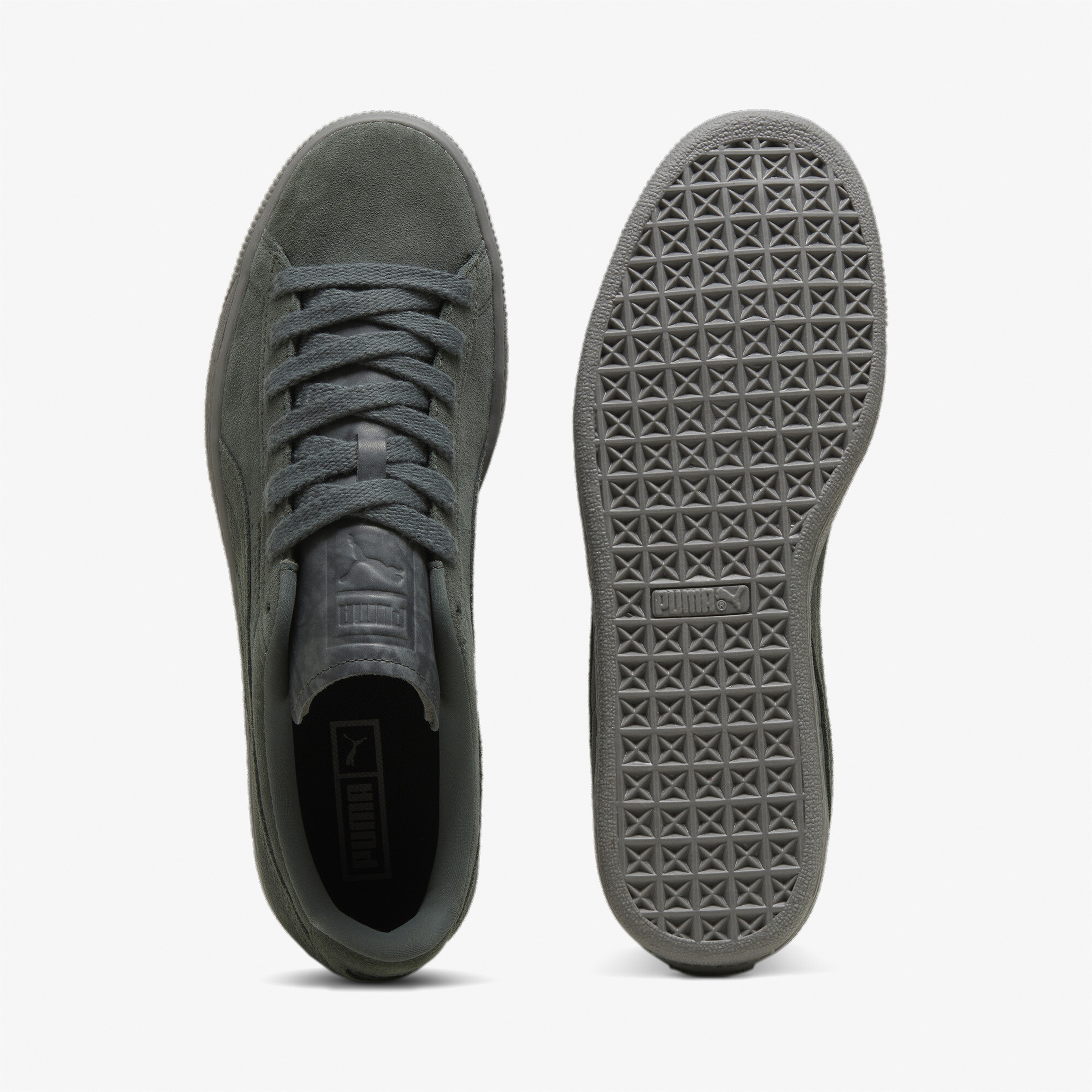 Puma Suede Lux Unisex Gri Spor Ayakkabı