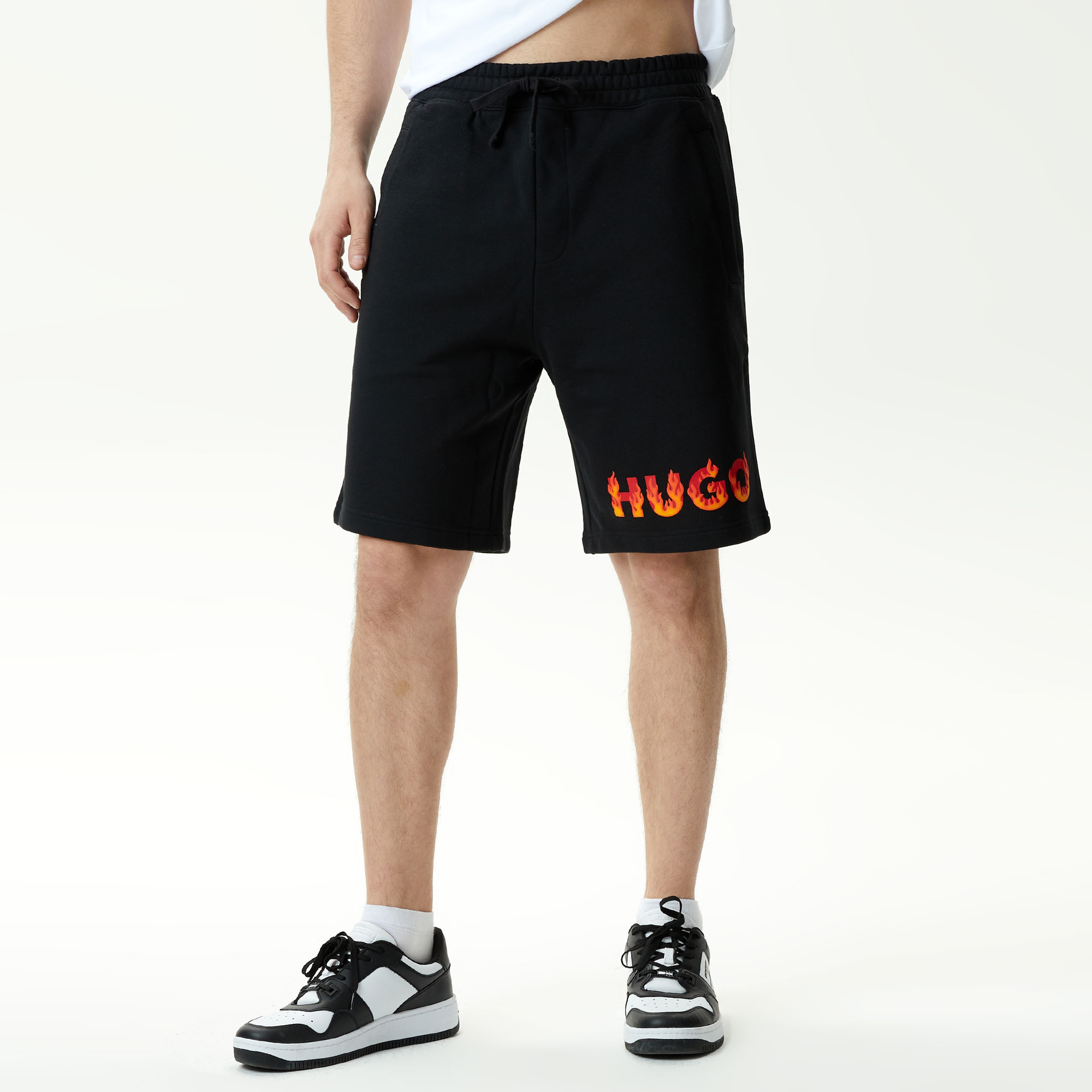Hugo Dinque Erkek Siyah Şort