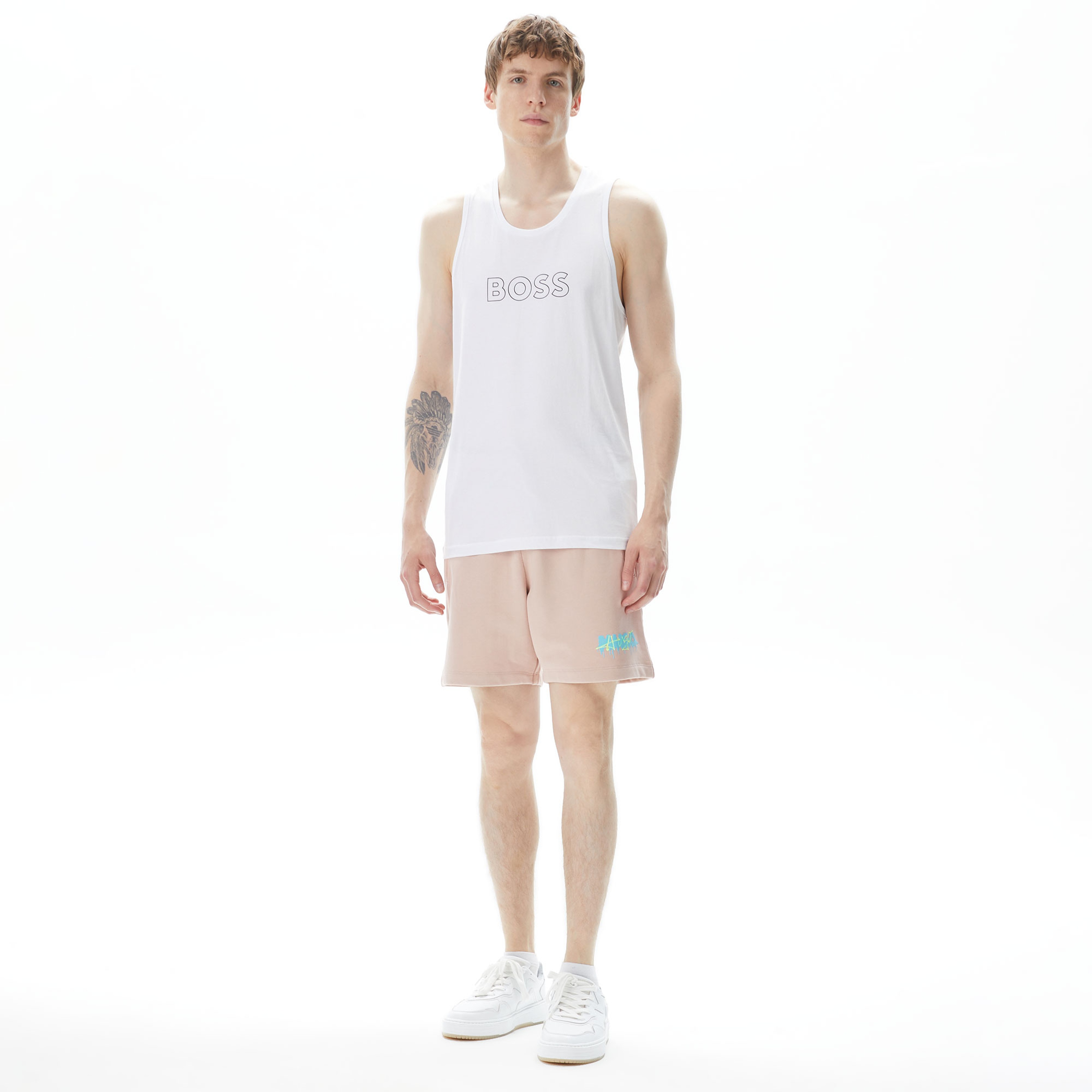 Hugo Dapalmi Erkek Pembe Şort