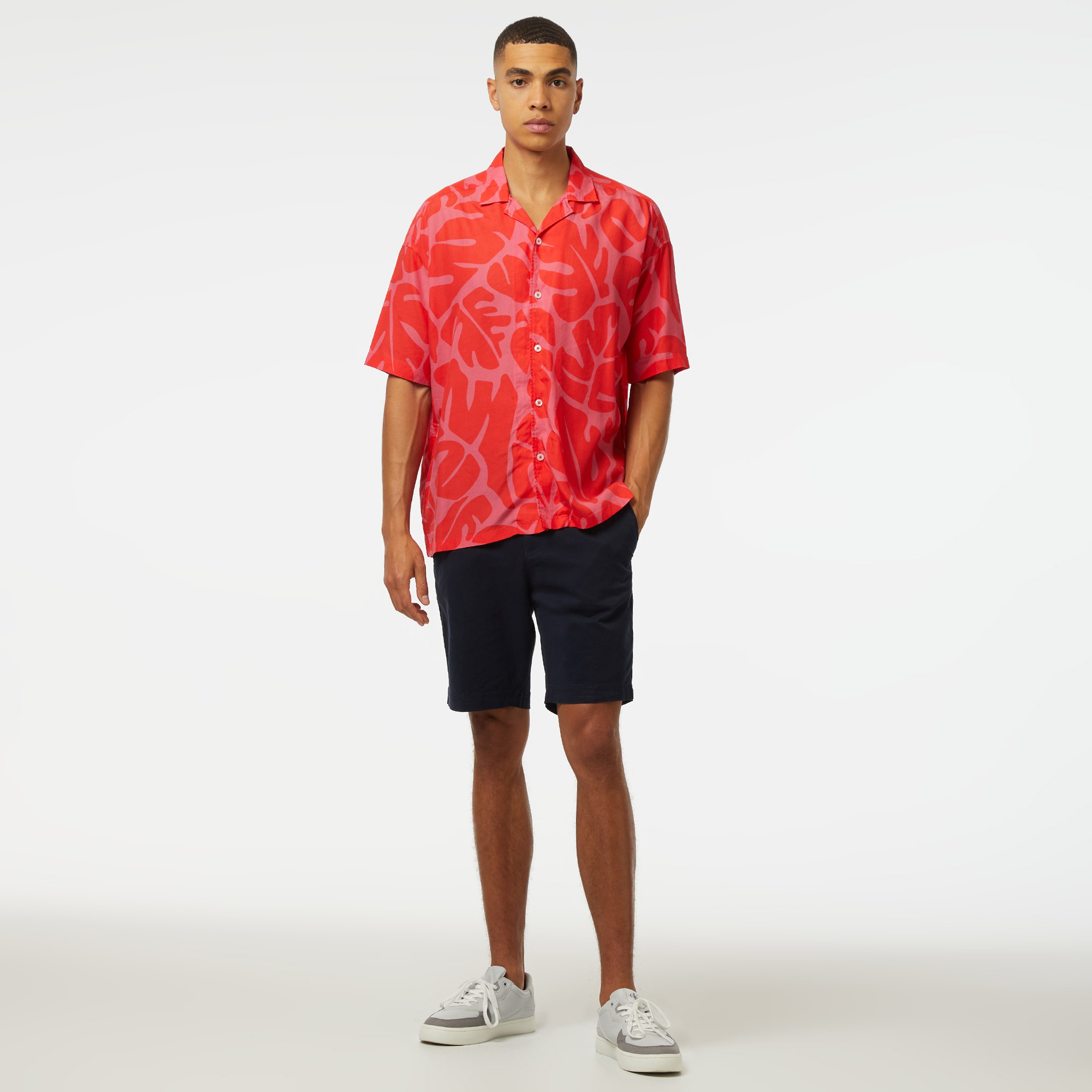 Boss S-Drew-Sh Erkek Kırmızı Gömlek