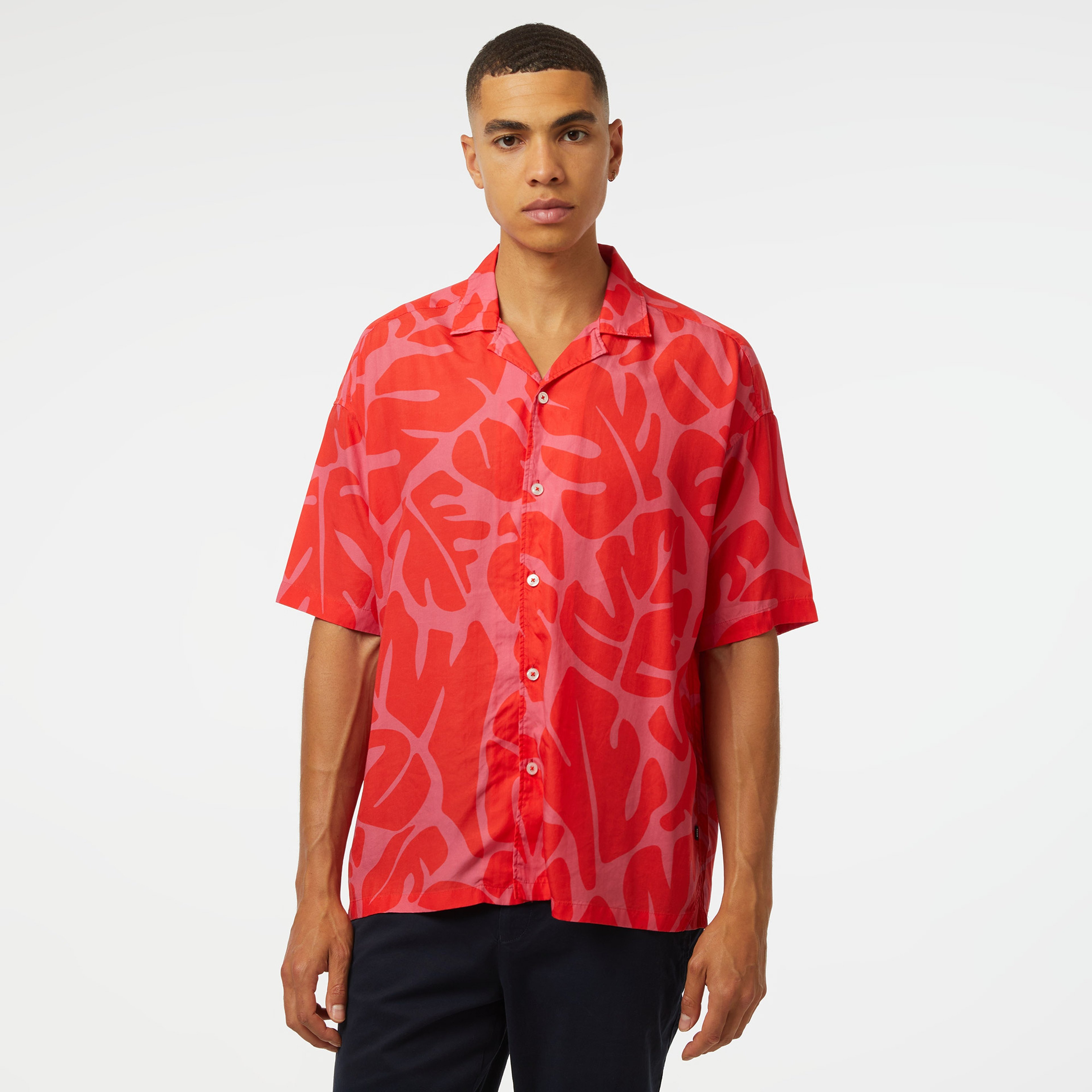 Boss S-Drew-Sh Erkek Kırmızı Gömlek