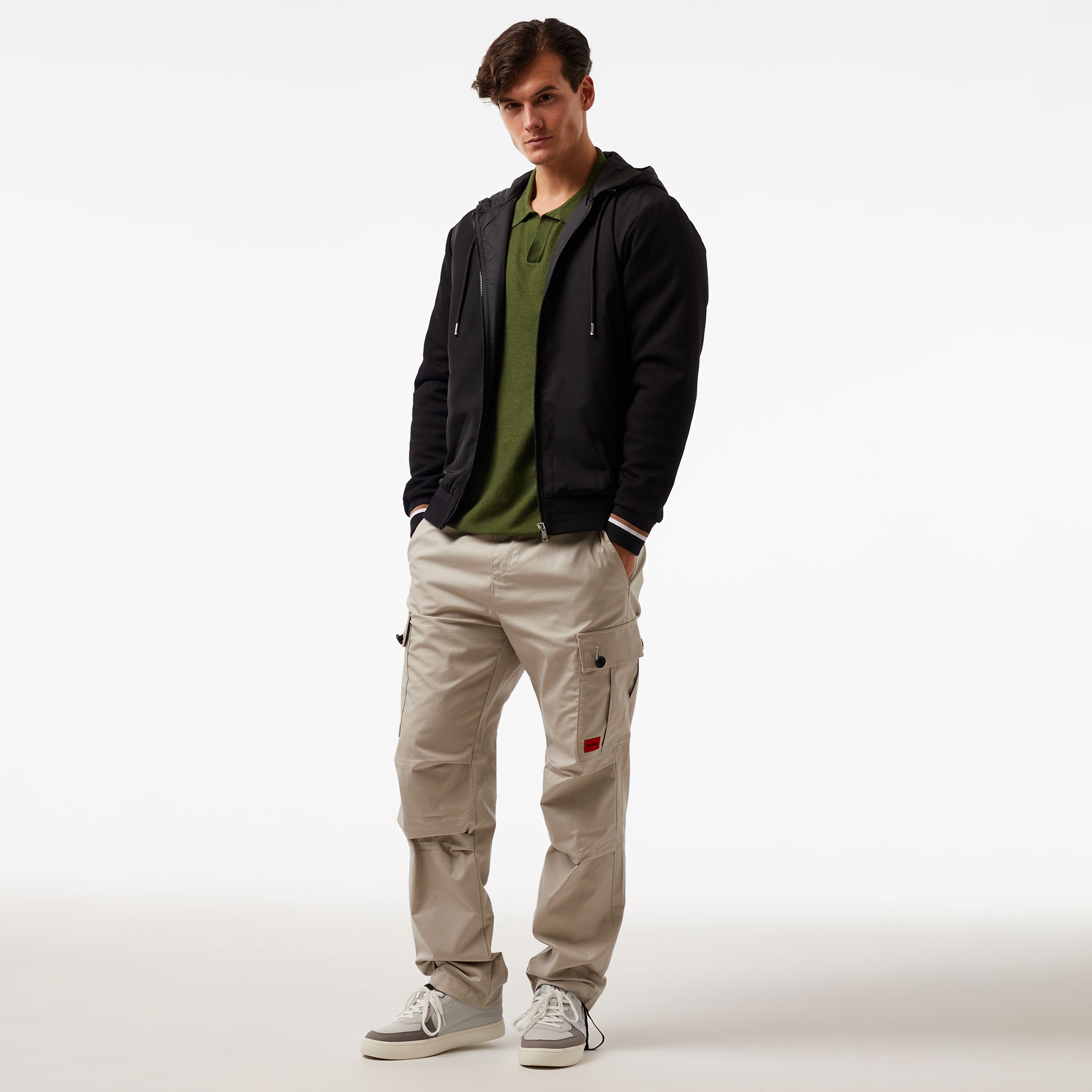 Boss Sommers 66 Erkek Siyah Sweatshirt